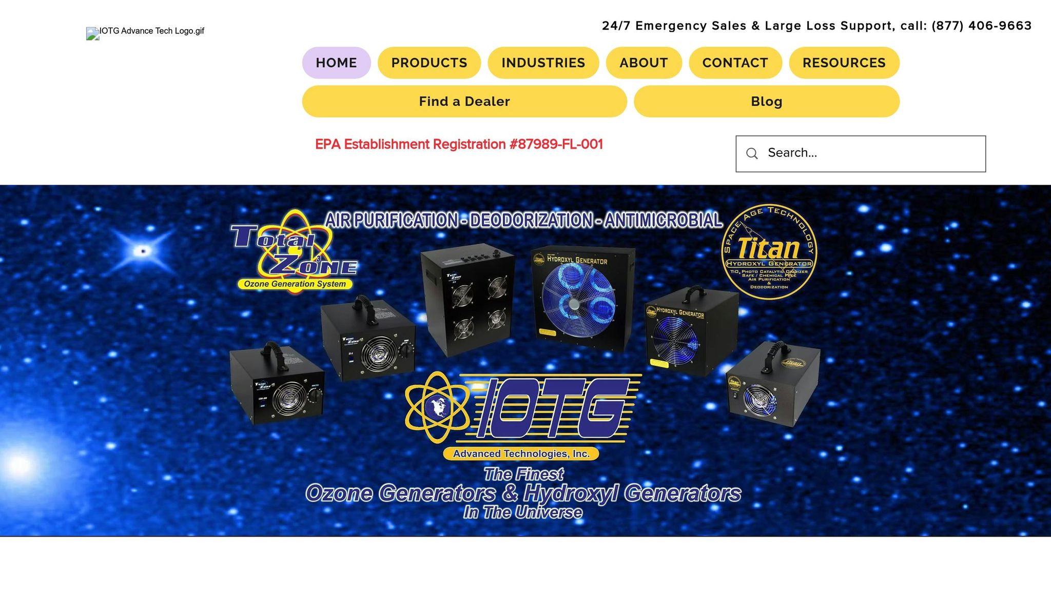 Titan Hydroxyl Generator