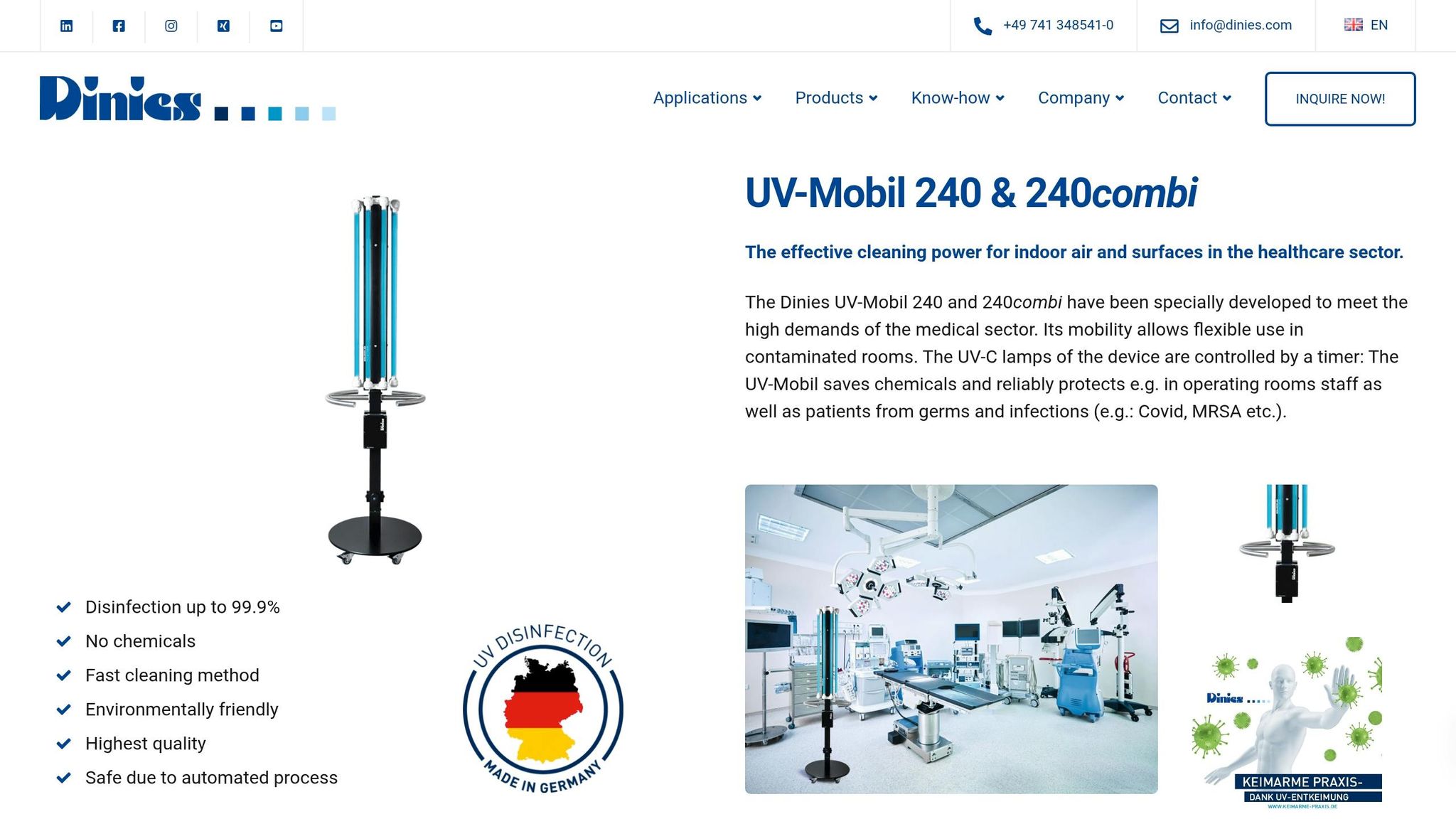 Dinies UV-Mobil 240 combi