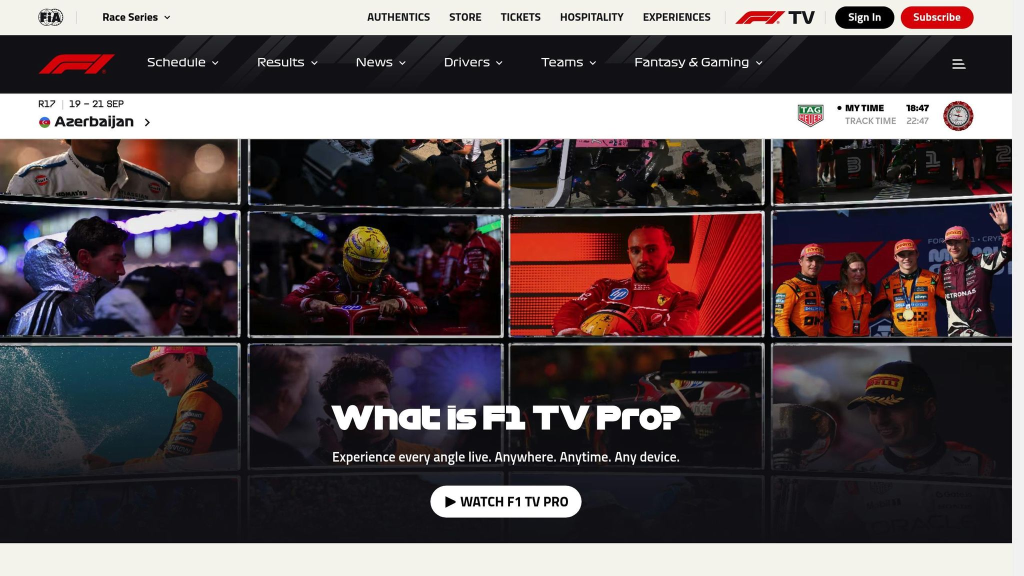 F1 TV Pro