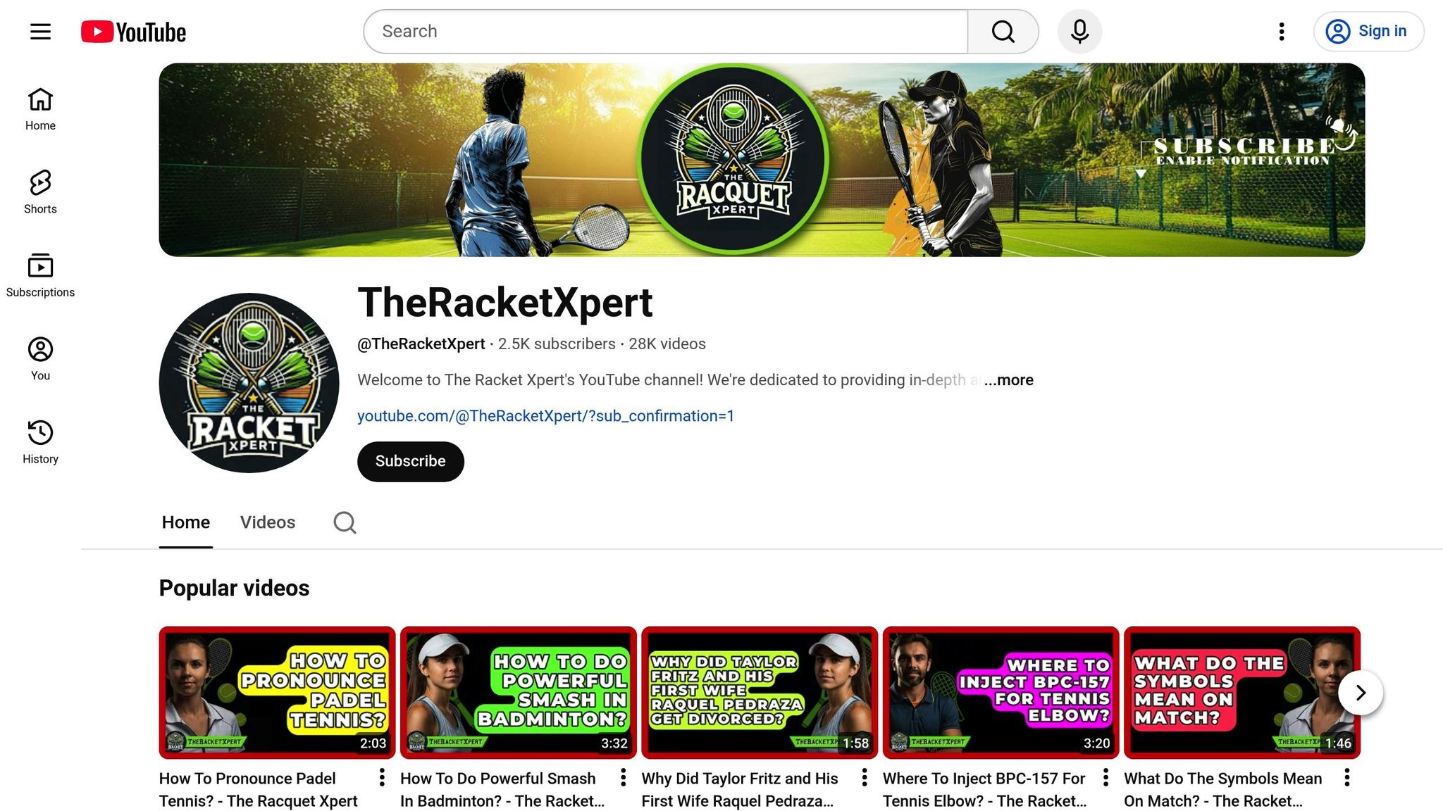 The Racket Xpert
