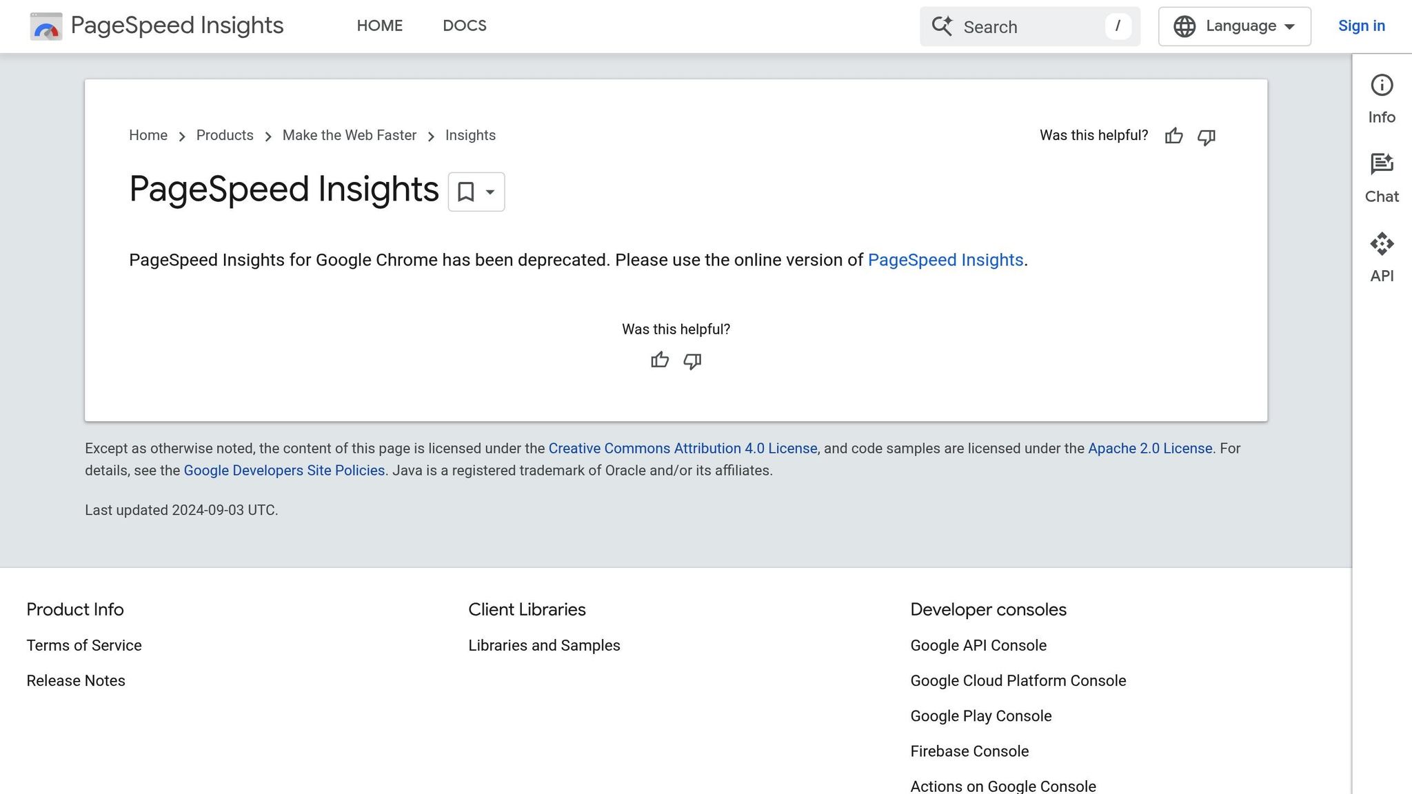 PageSpeed Insights