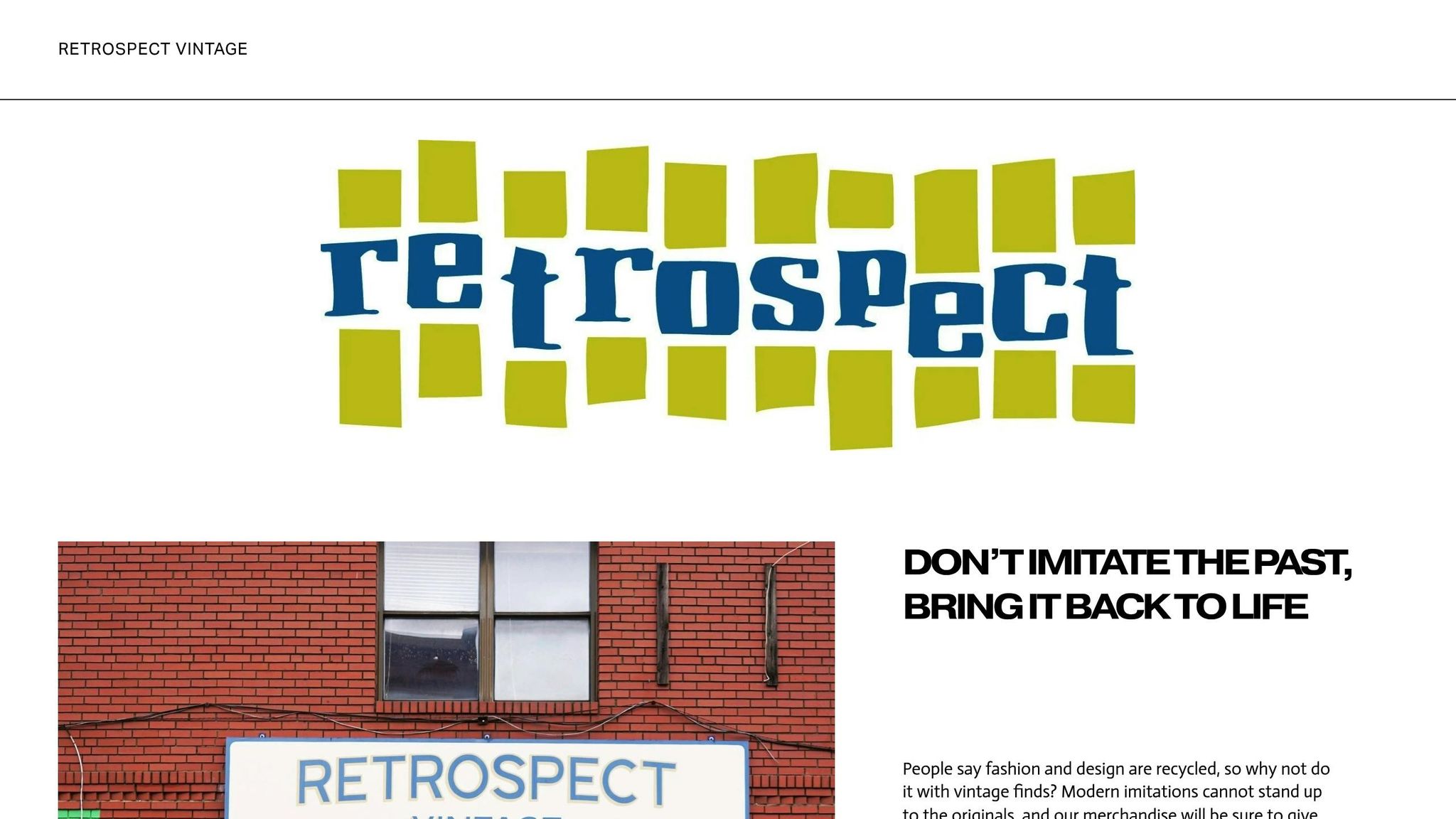 Retrospect Vintage