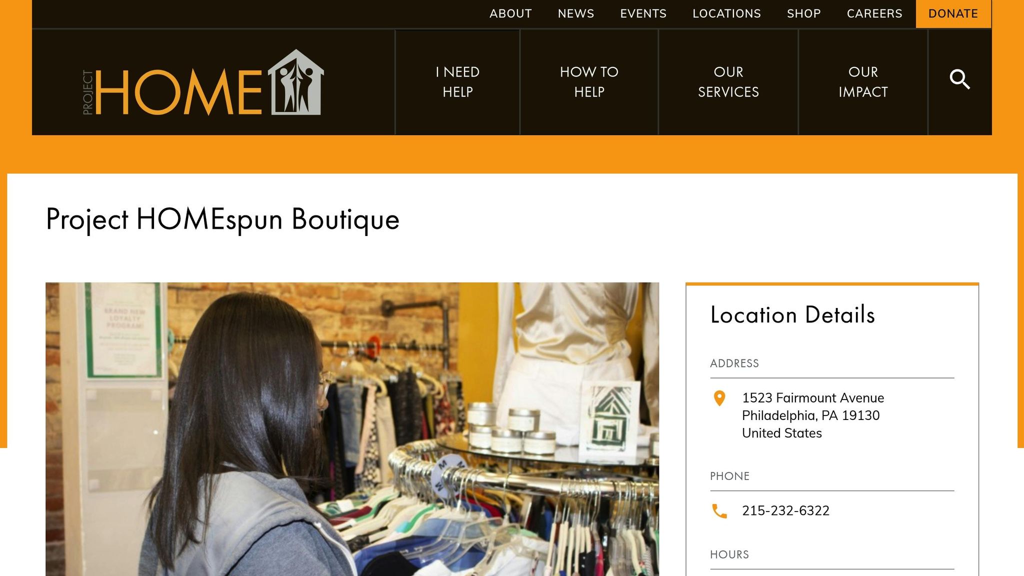 Project HOMEspun Boutique