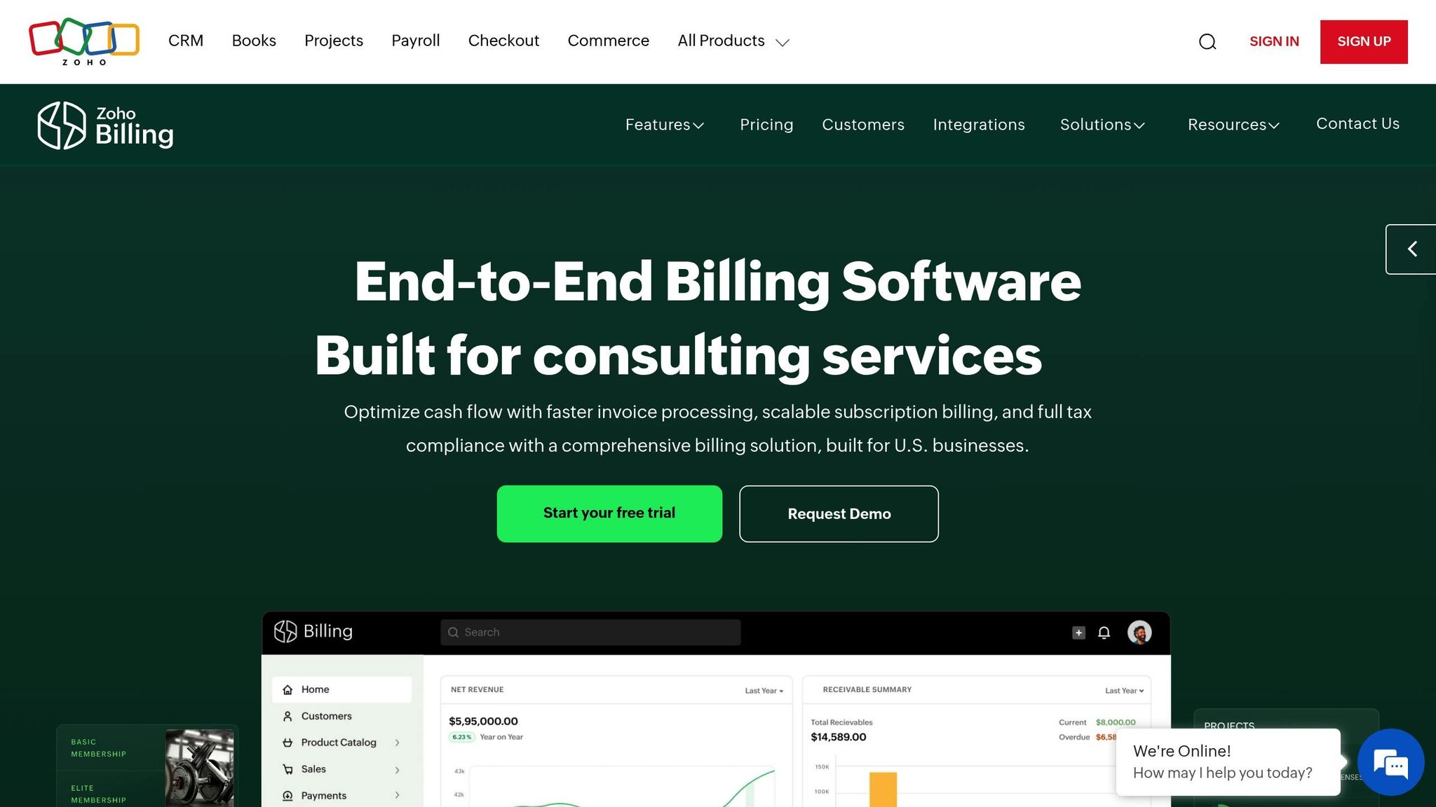 Zoho Billing