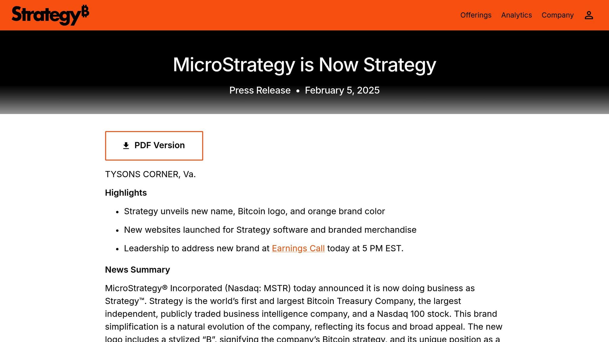 Strategy