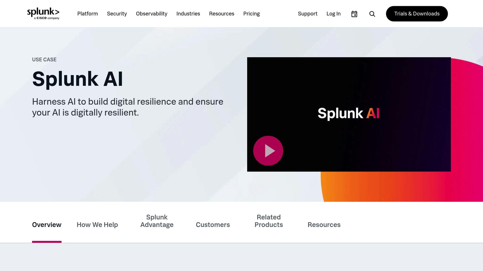 Splunk Adaptive AI