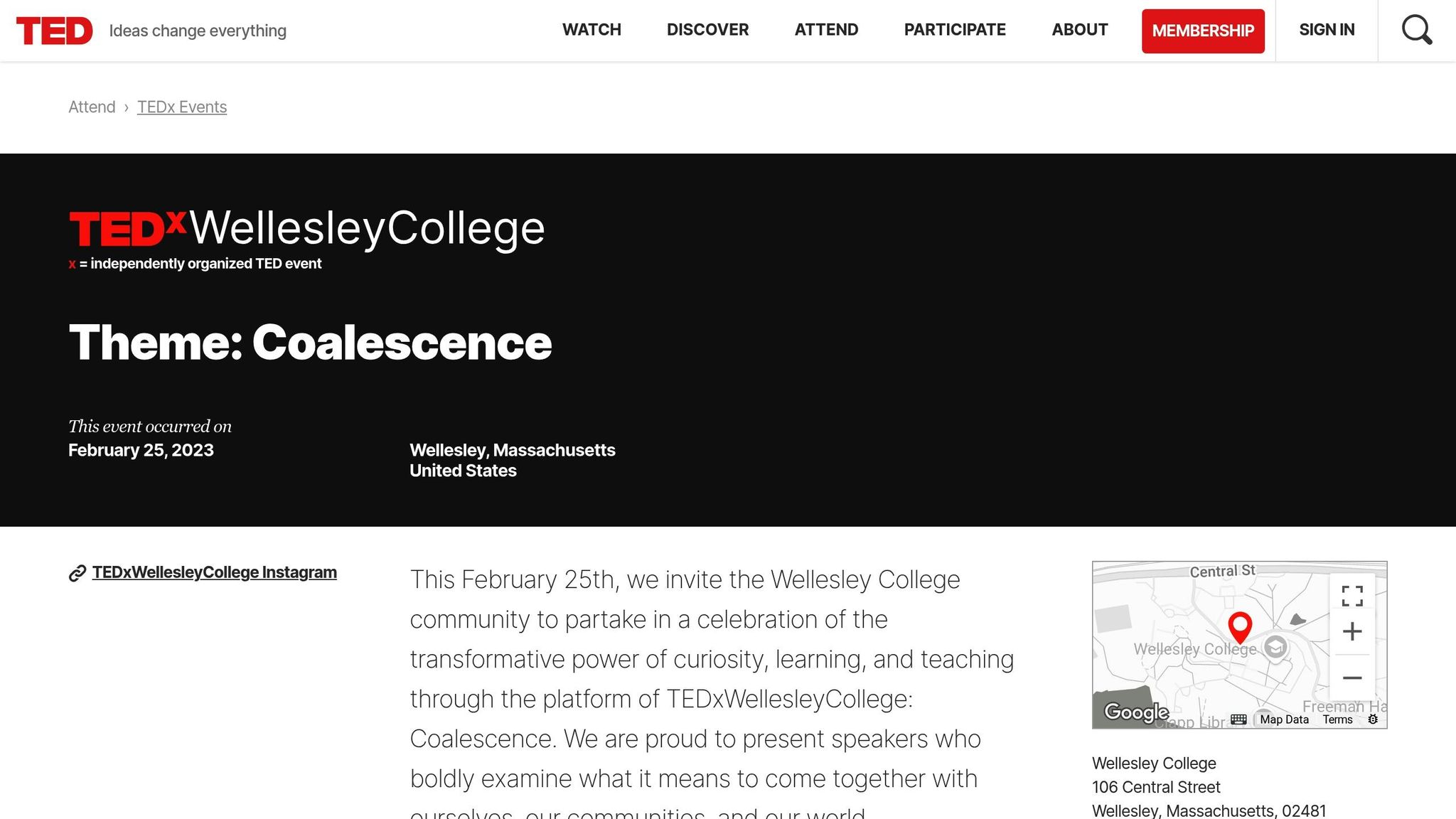 TEDxWellesleyCollege