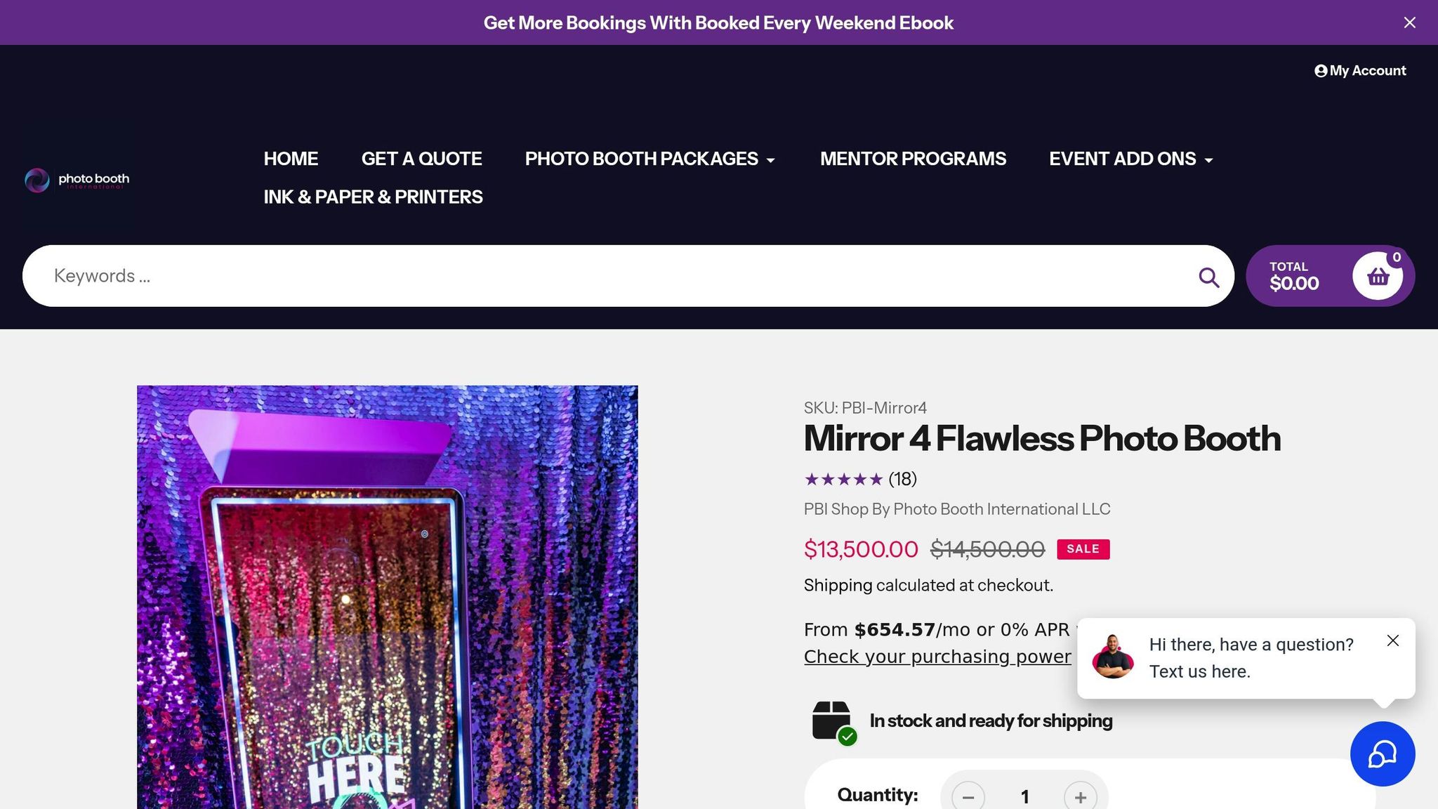 Mirror 4 Photo Booth