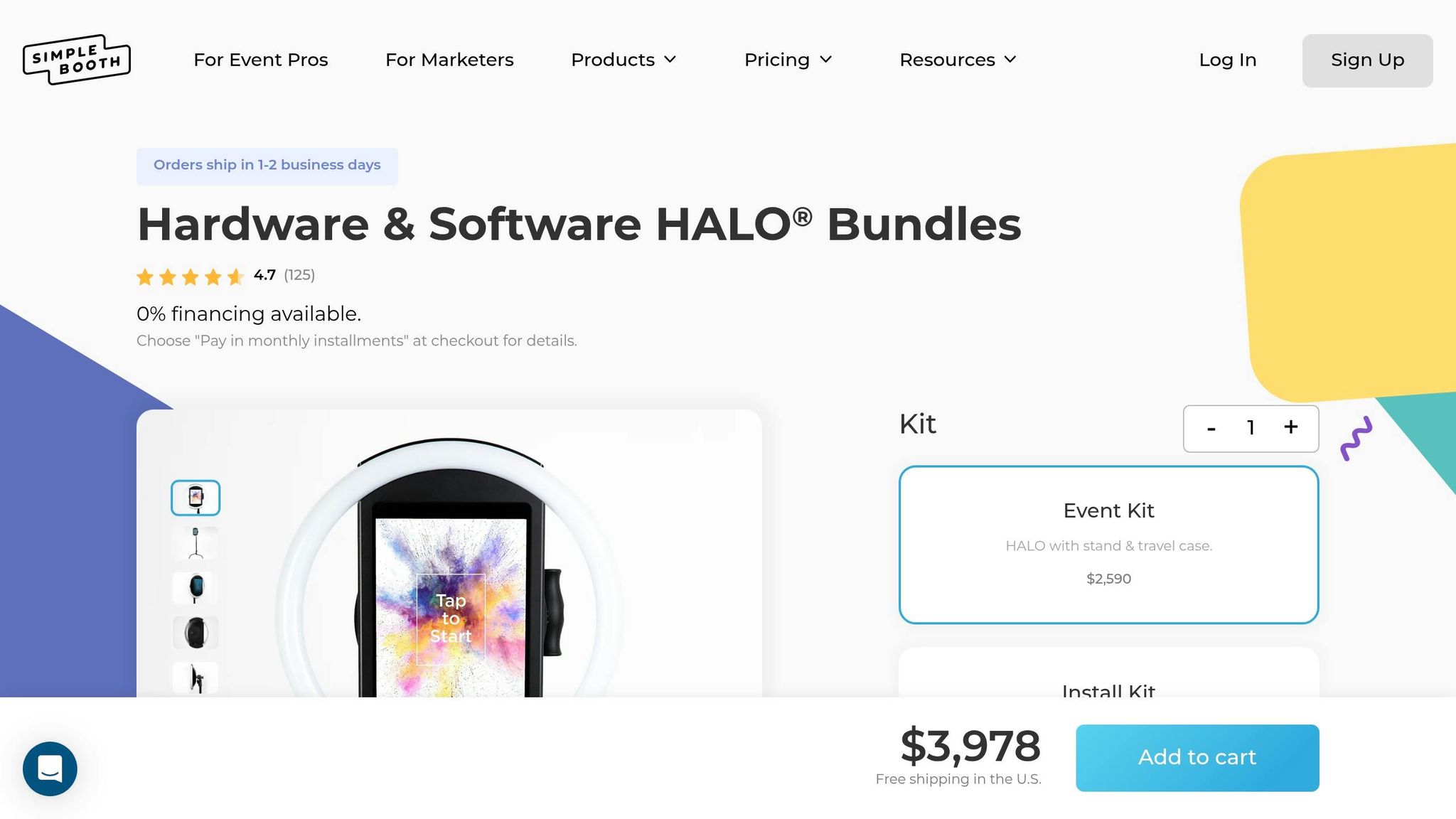 Simple Booth HALO