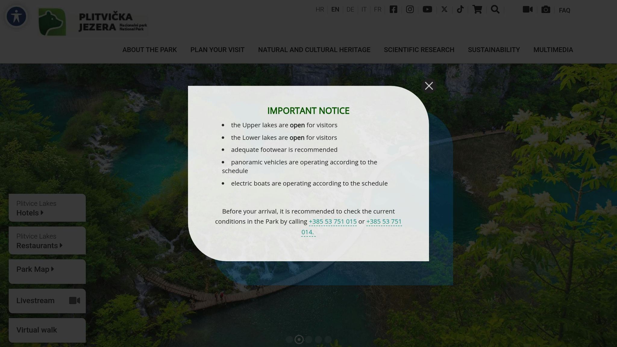 Plitvice Lakes National Park