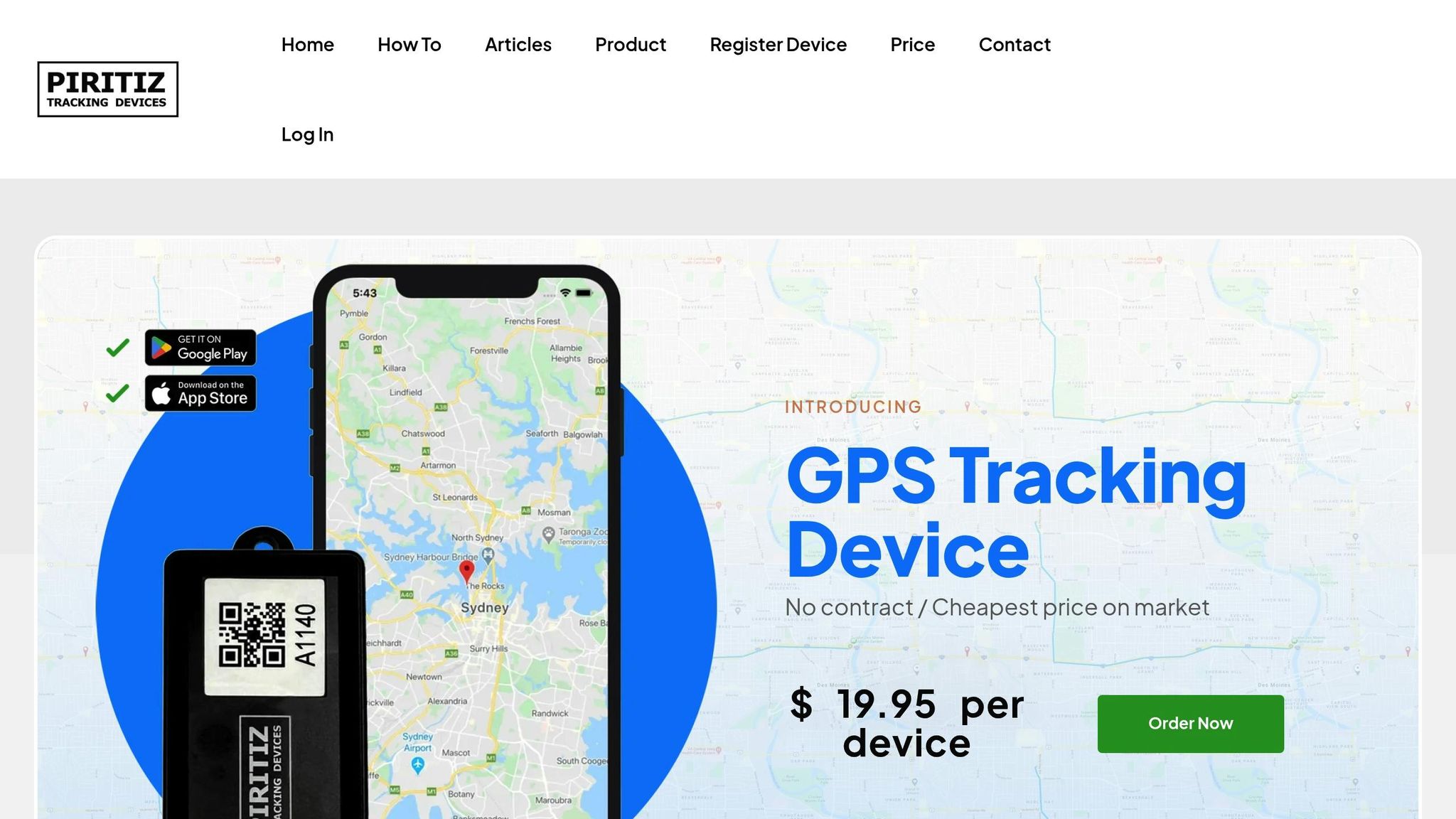 Piritiz Tracking Devices