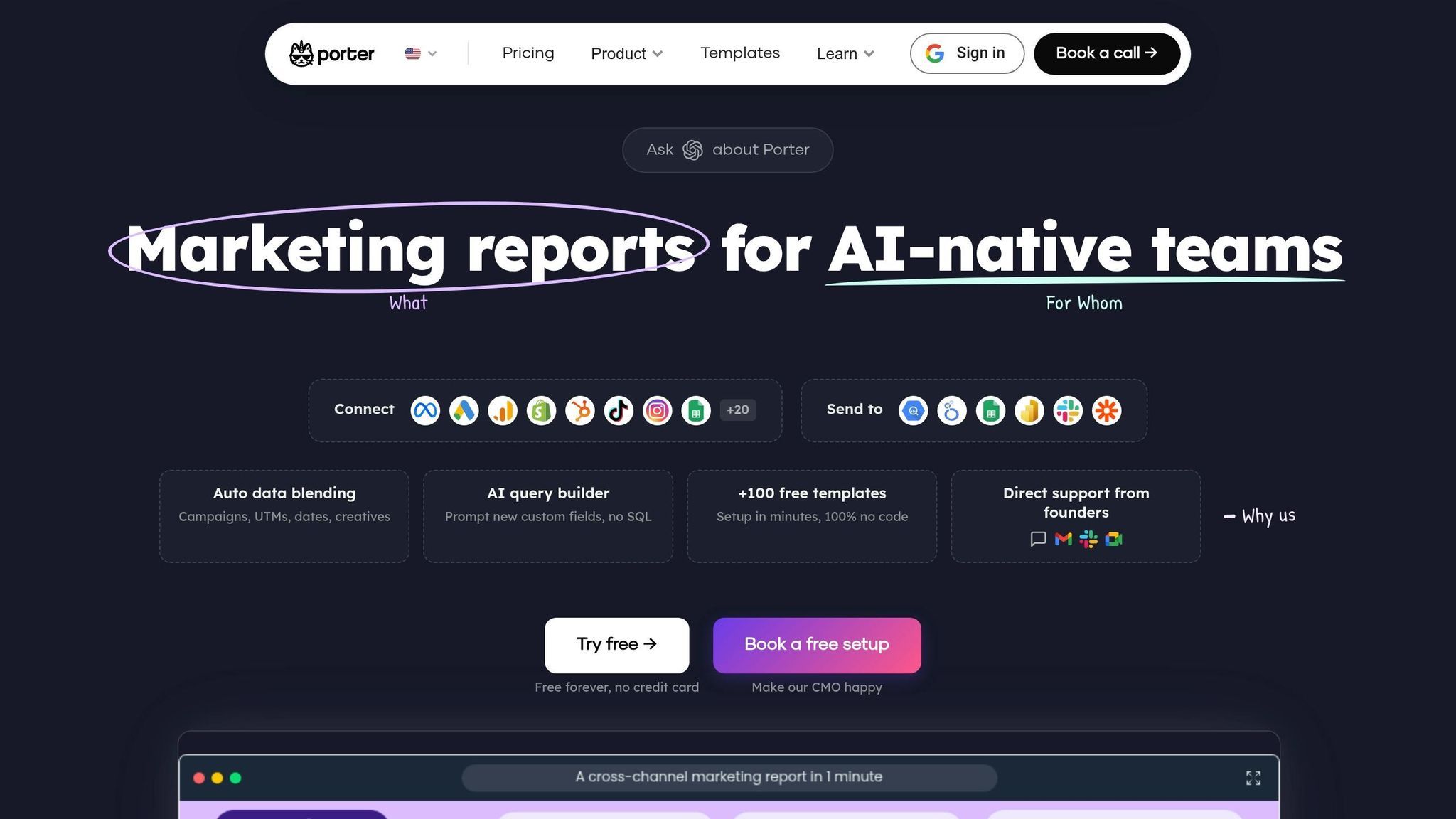 Dashboard personalizzate per e-commerce locali 3 Porter metrics