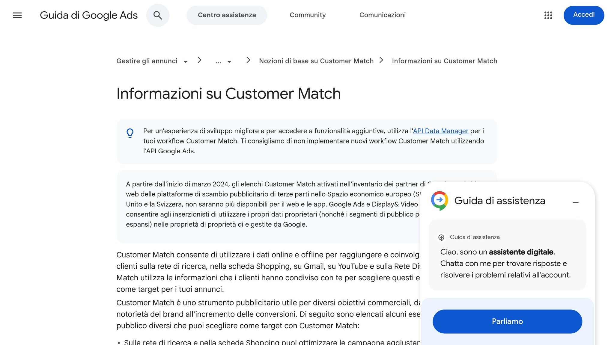 Come la segmentazione migliora il roi delle campagne google ads 1 Customer match