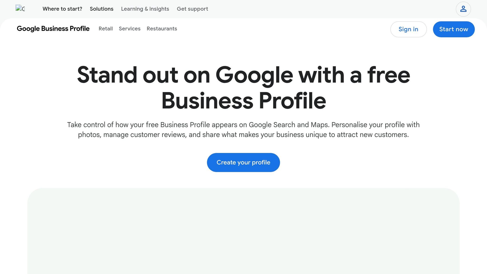 Studio: l'impatto delle metriche seo locali sul traffico 2 Google business profile