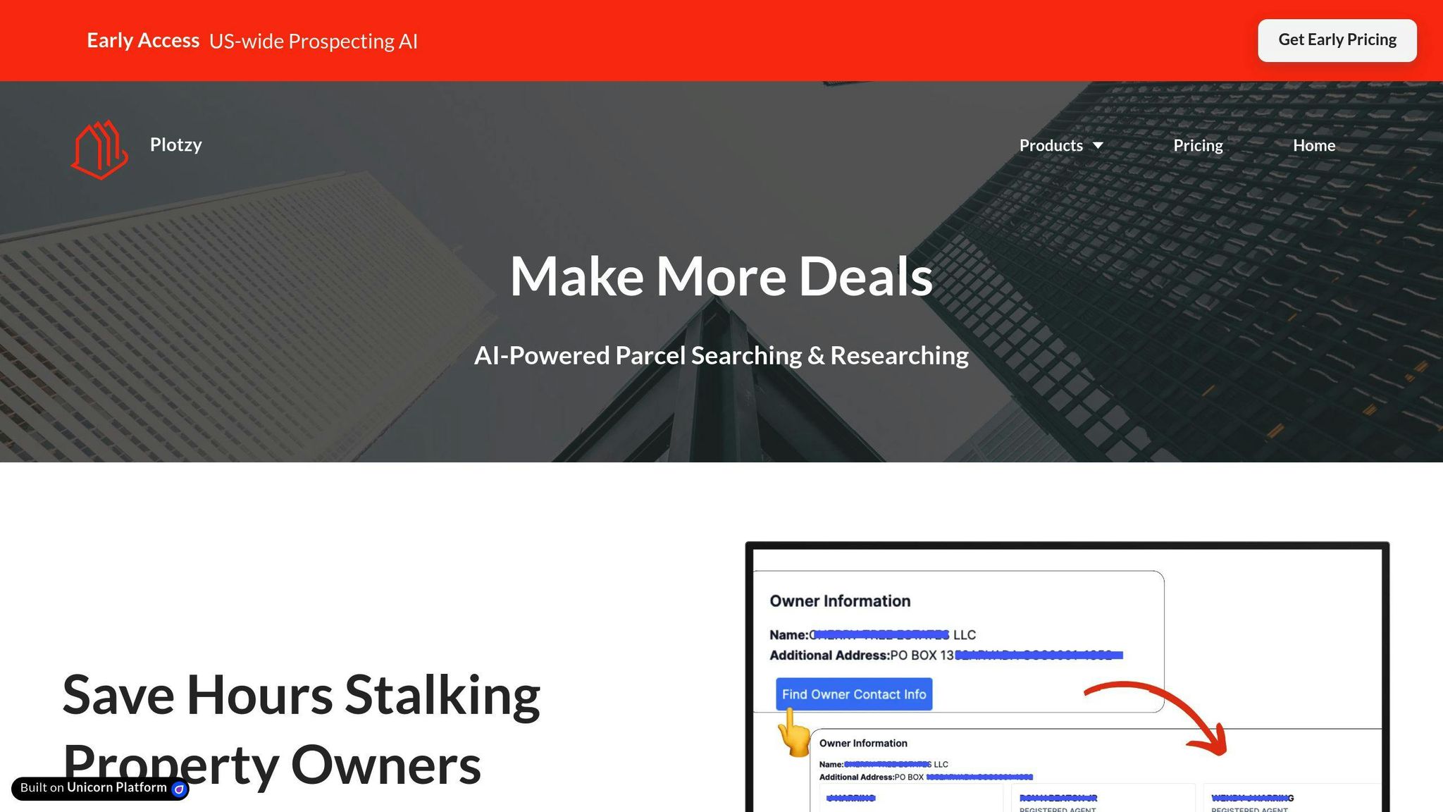 Plotzy: AI Tools for Property Research