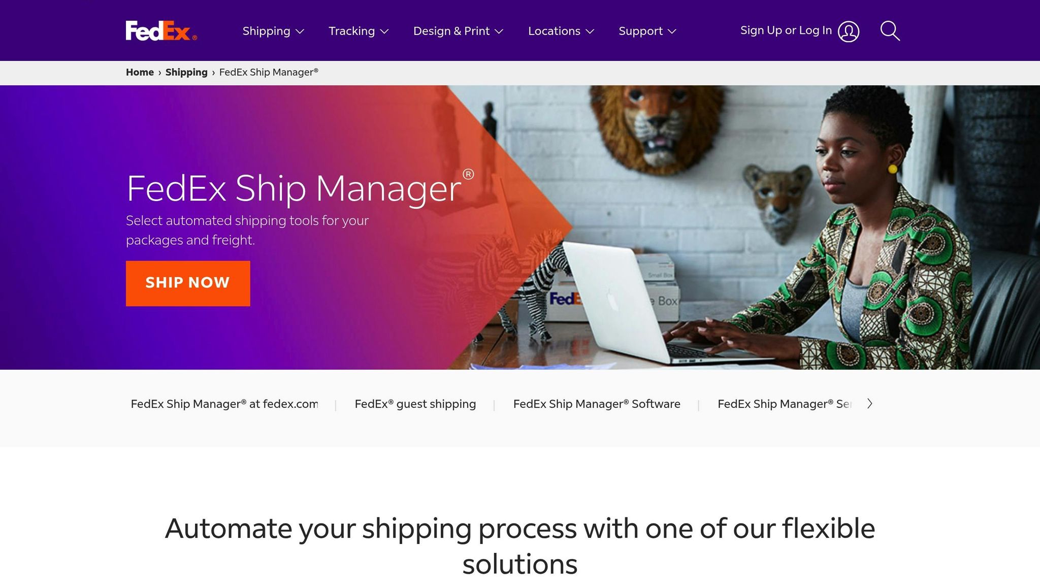 FedEx International Shipping Manager