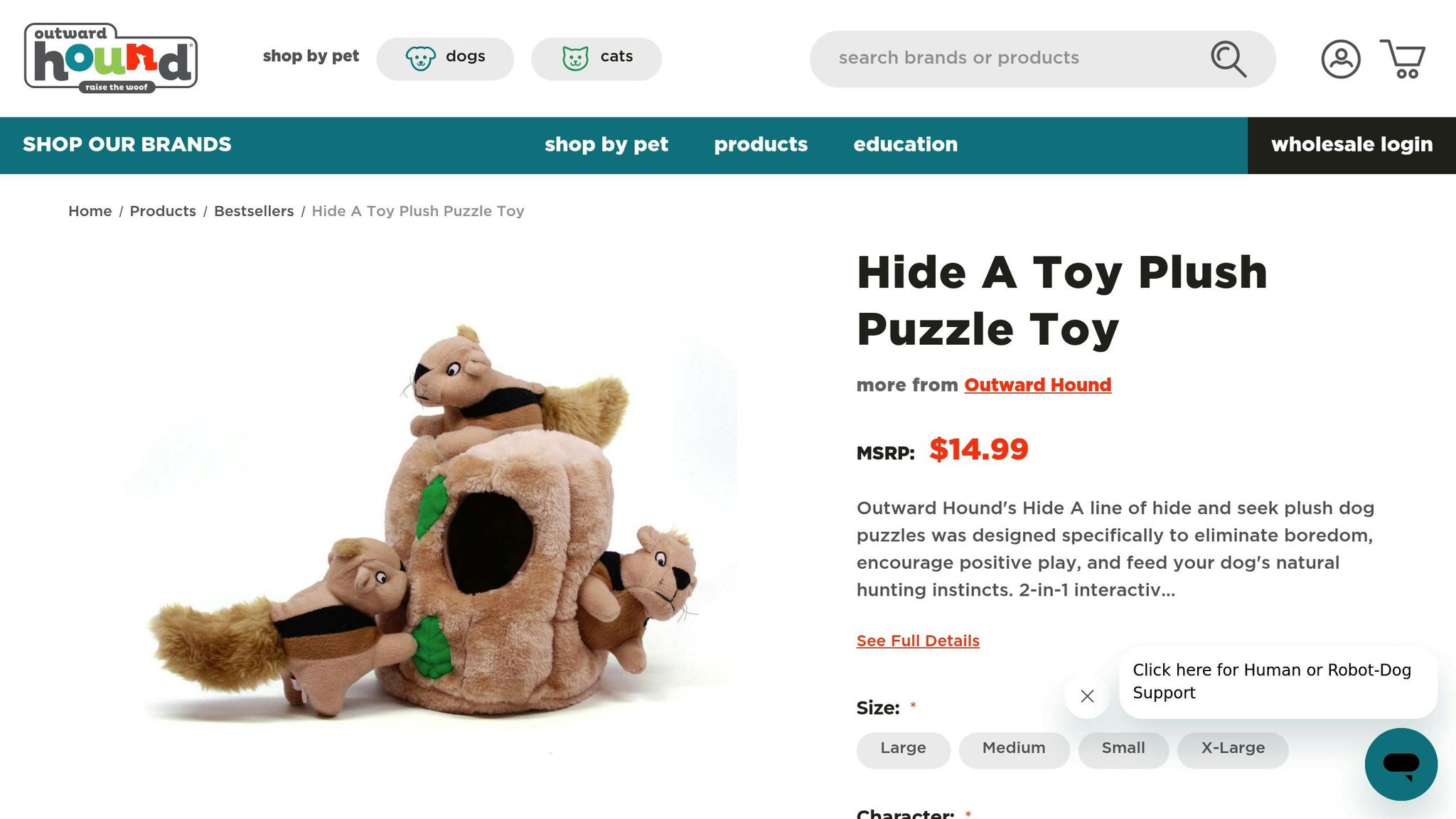 Outward Hound Hide-A-Squirrel