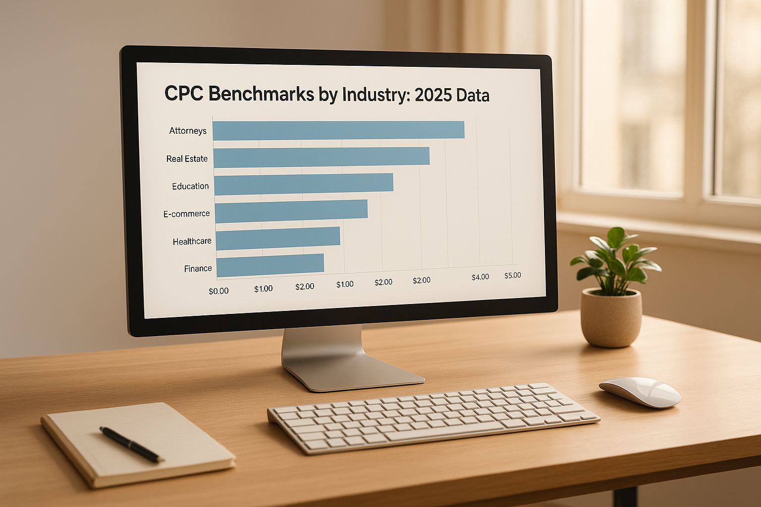 Thumbnail for: CPC Benchmarks by Industry: 2025 Data