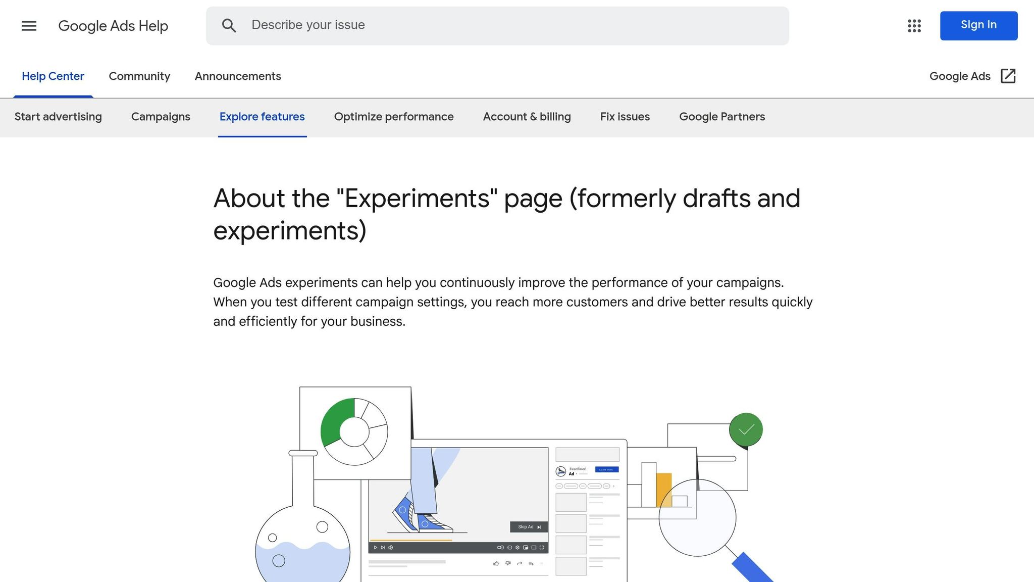 Google Ads Experiments