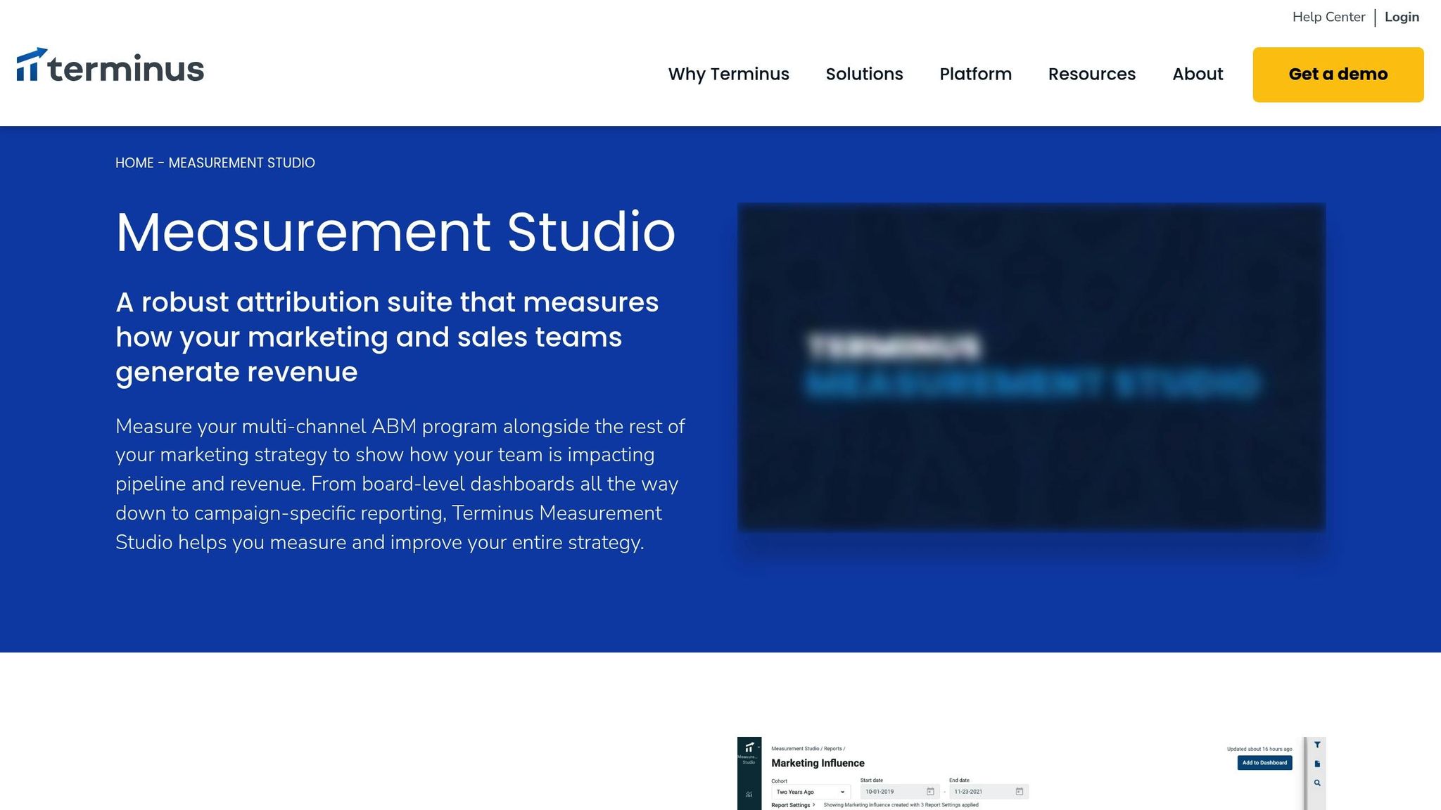 Terminus Measurement Studio