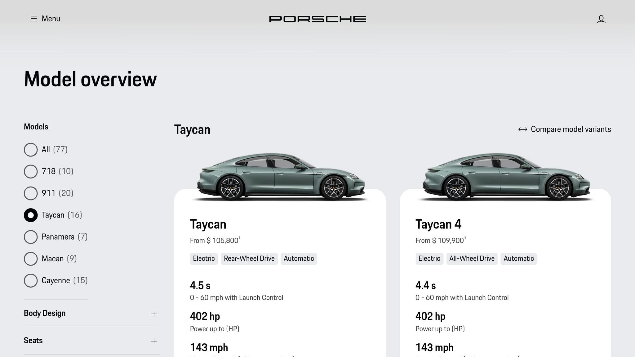 Porsche Taycan
