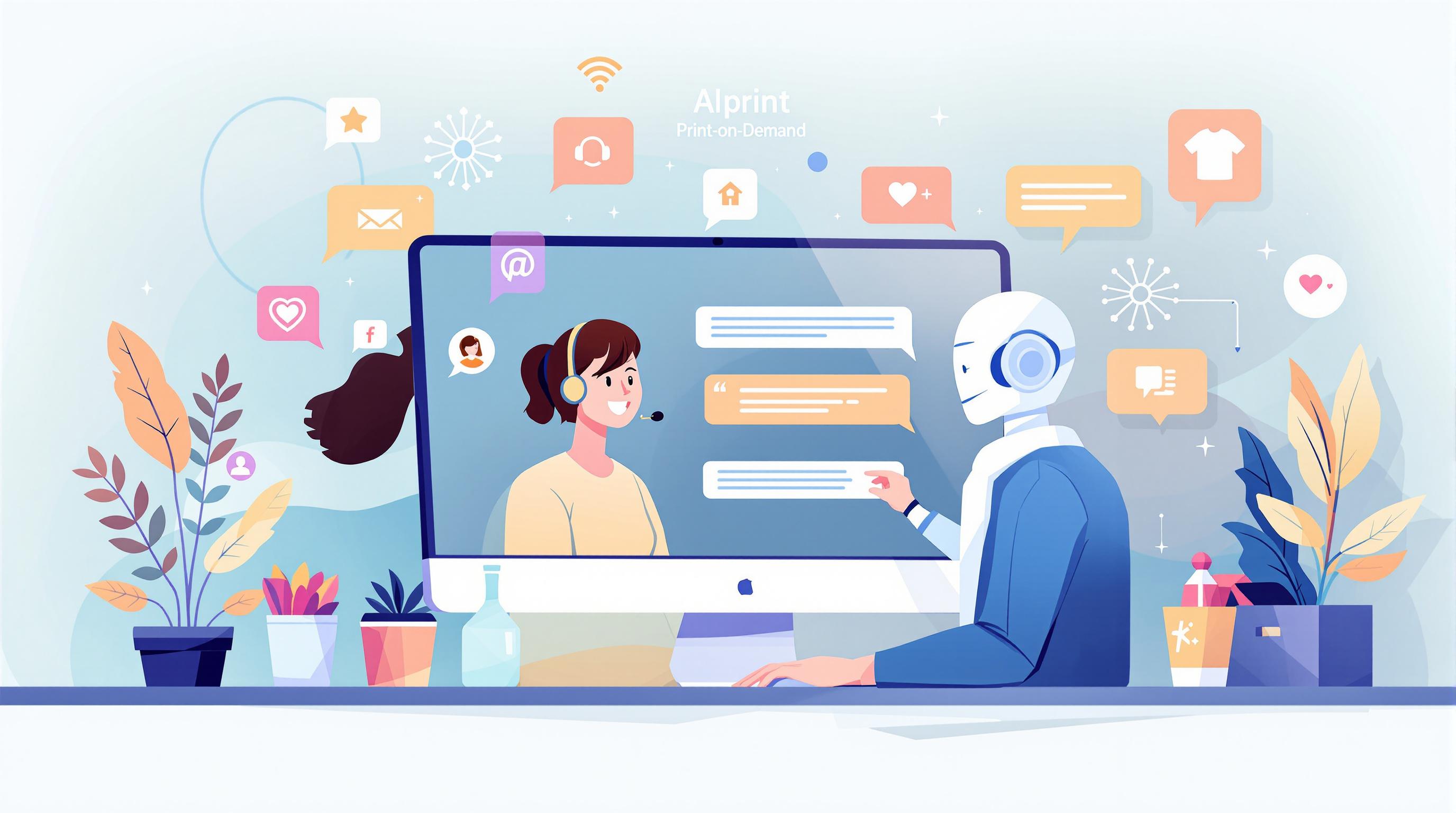 AI in POD: Personalizing Customer Support