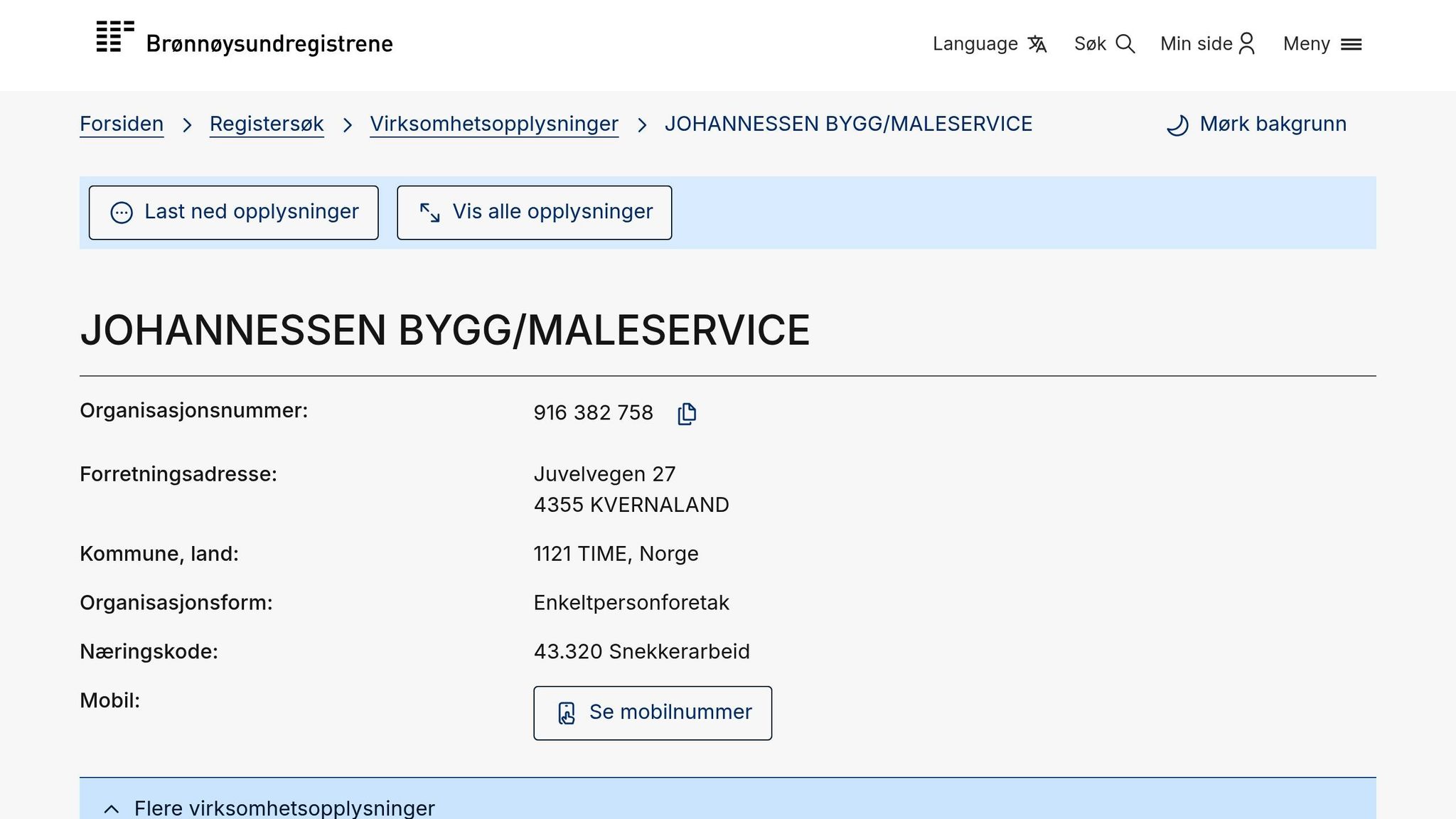 Johannessen Bygg/Maleservice