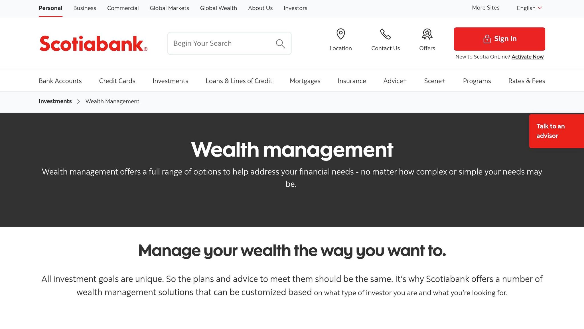 Scotiabank Wealth Management