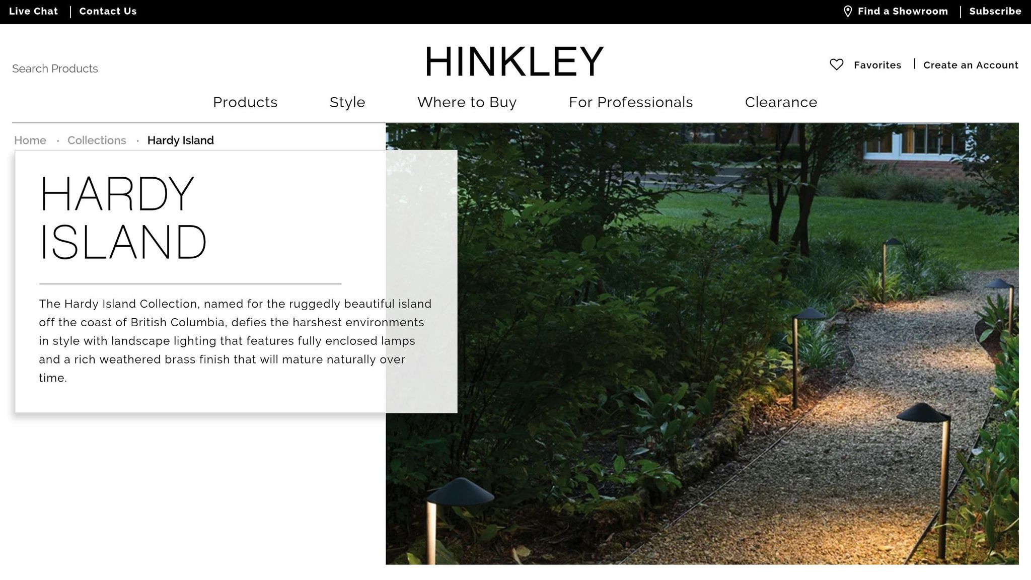 Hinkley Hardy Island