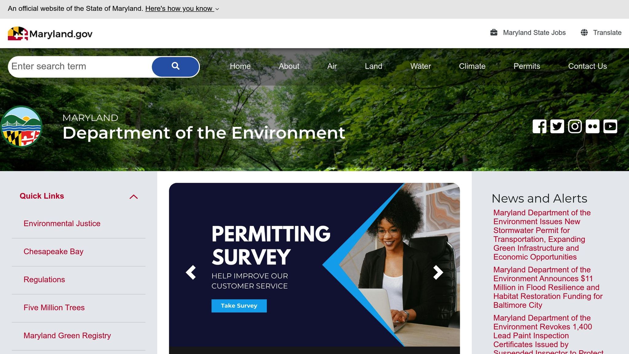Maryland Department of the Environment