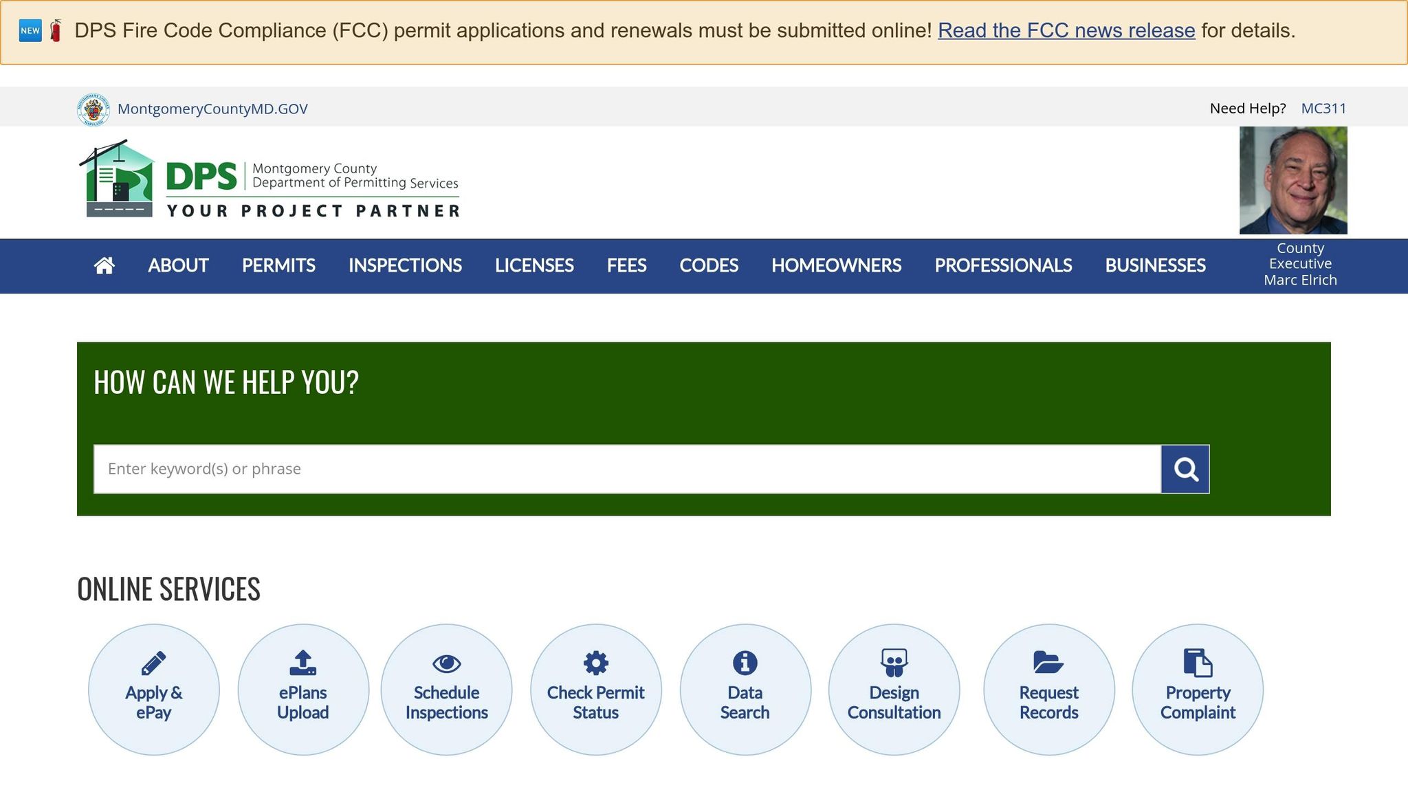 Montgomery County Department of Permitting Services