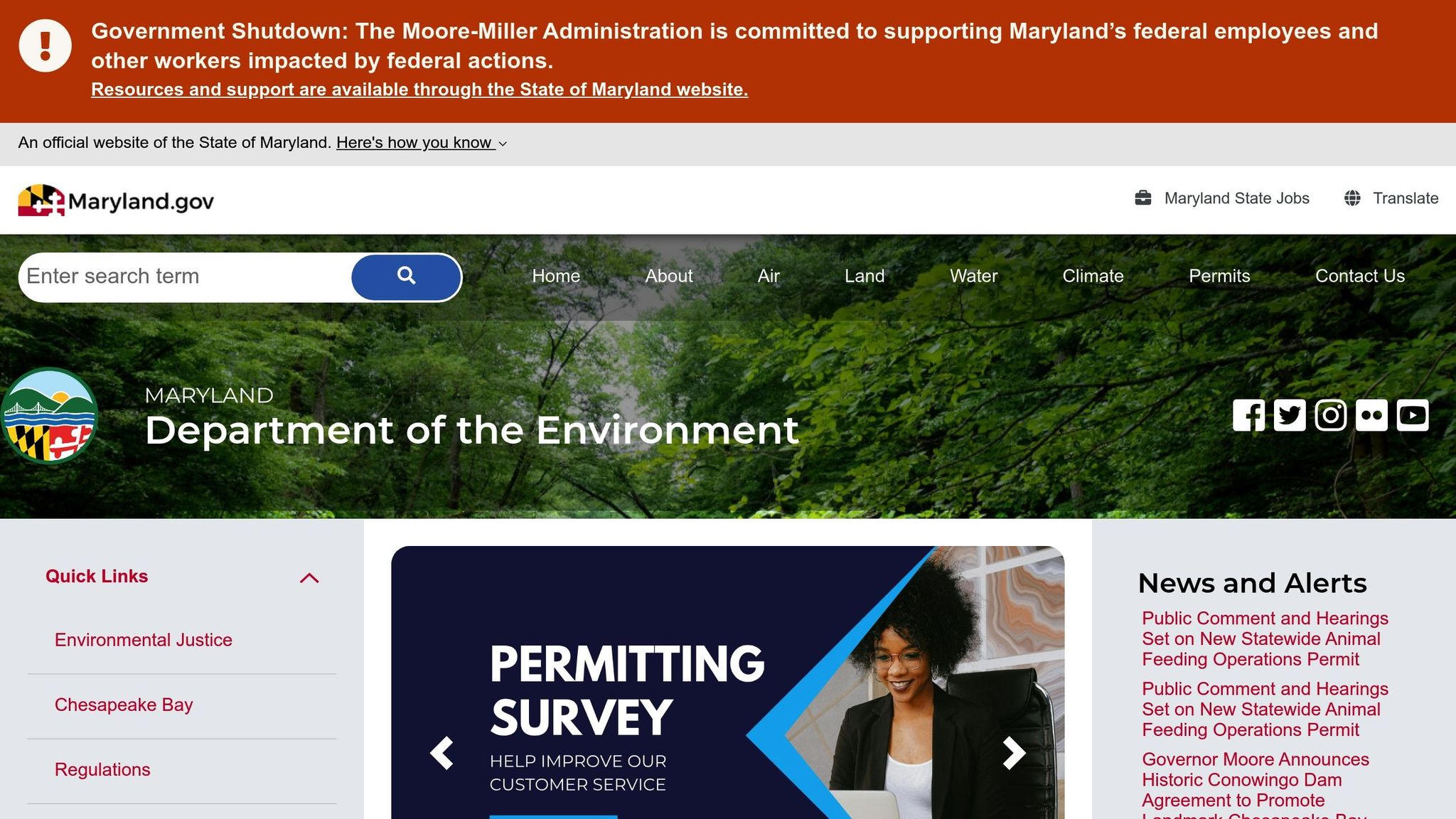 Maryland Department of the Environment