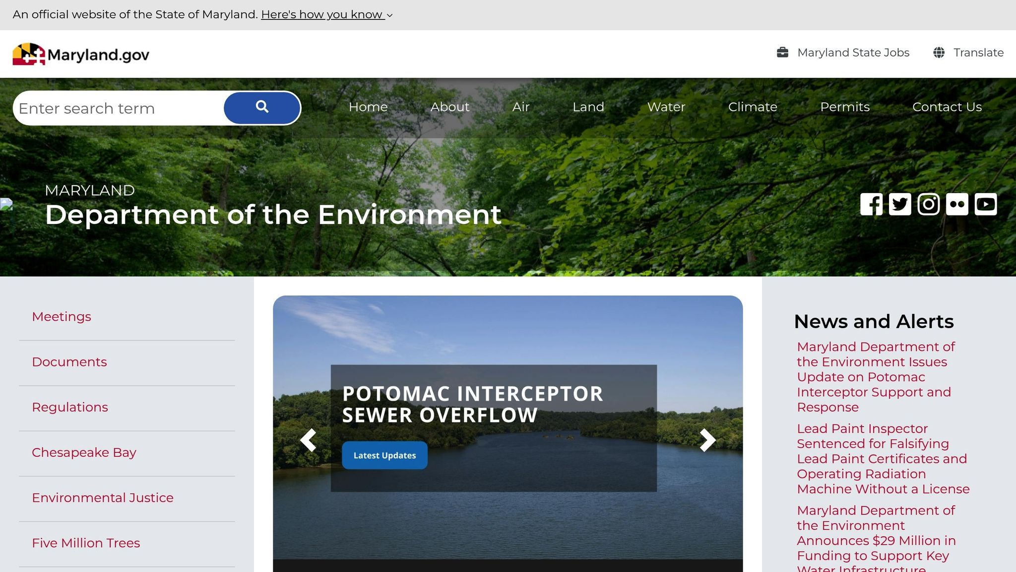 Maryland Department of the Environment