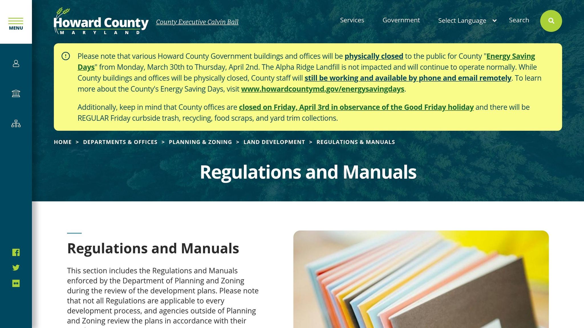 Howard County Design Manual Volume I