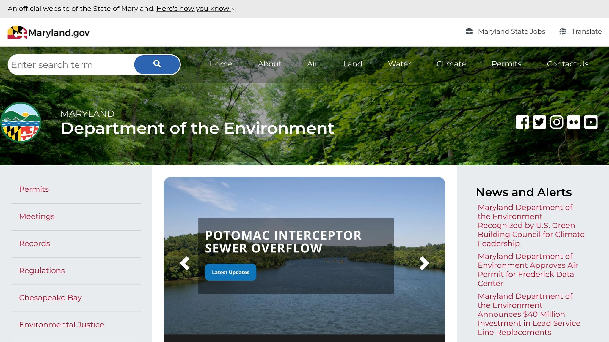 Maryland Department of the Environment