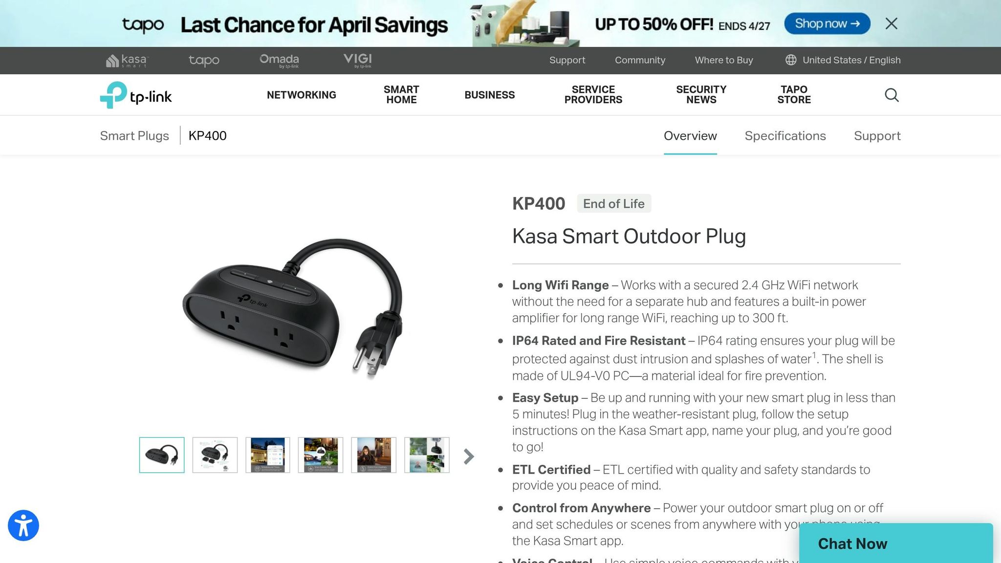 Kasa Smart Outdoor Plug