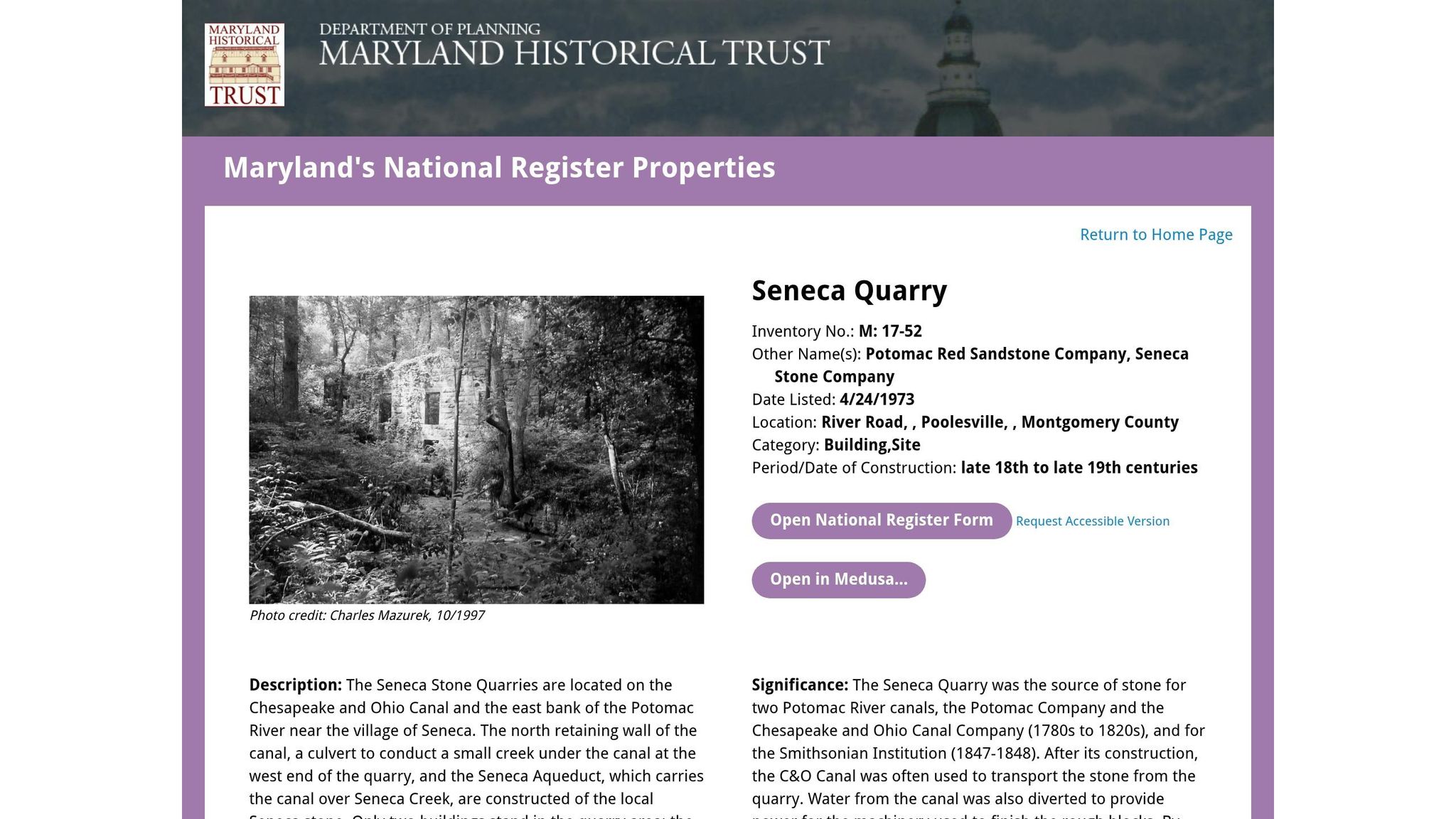 Seneca Quarry
