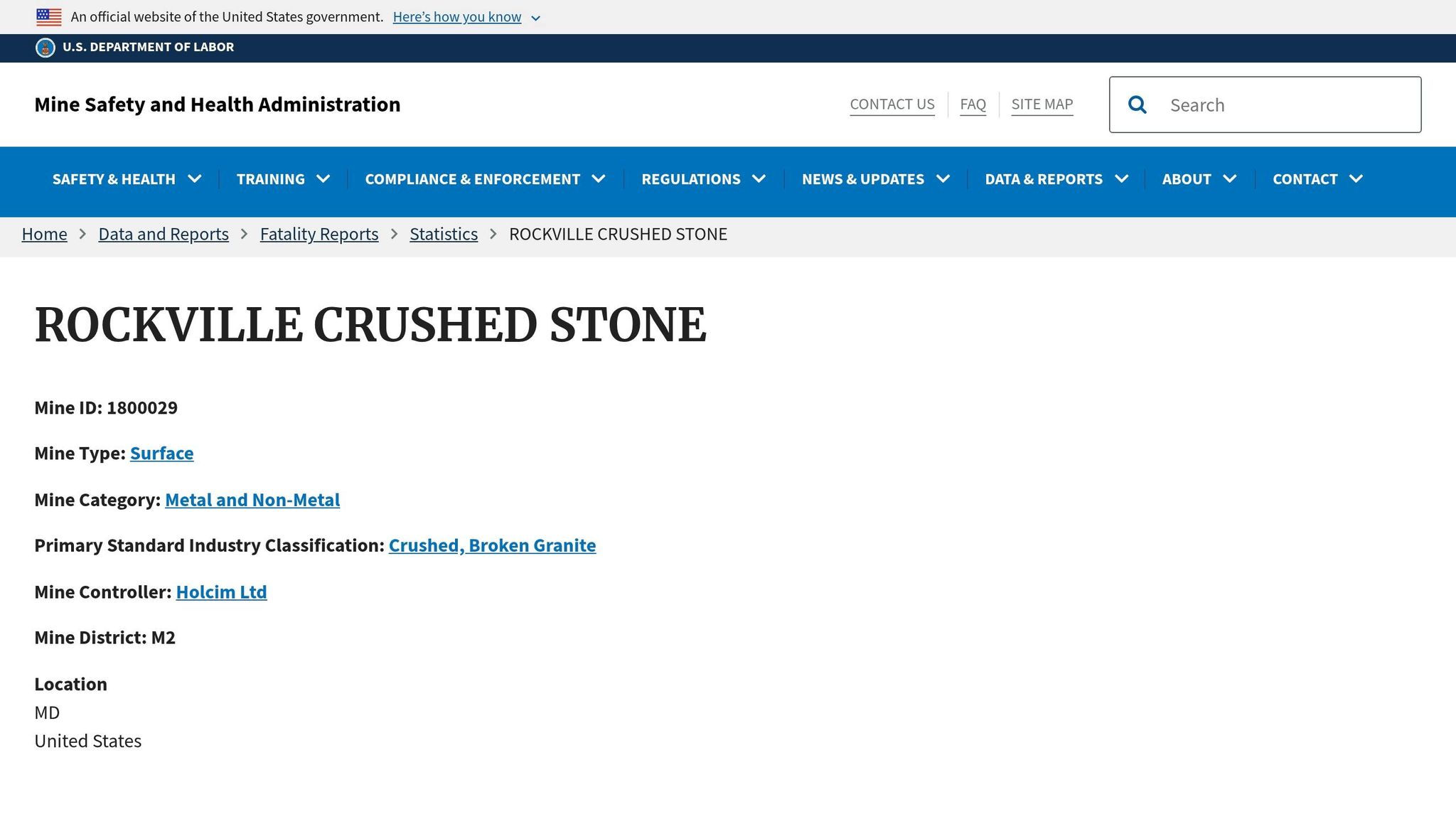 Rockville Crushed Stone