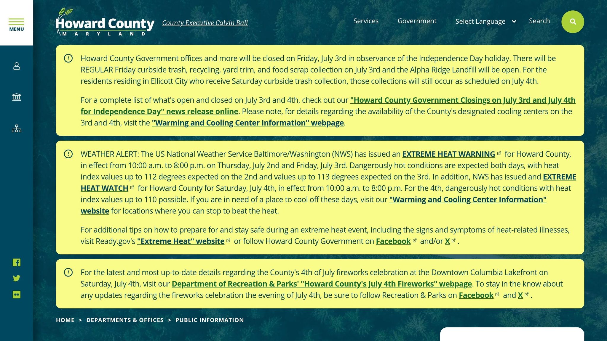 Howard County Communications