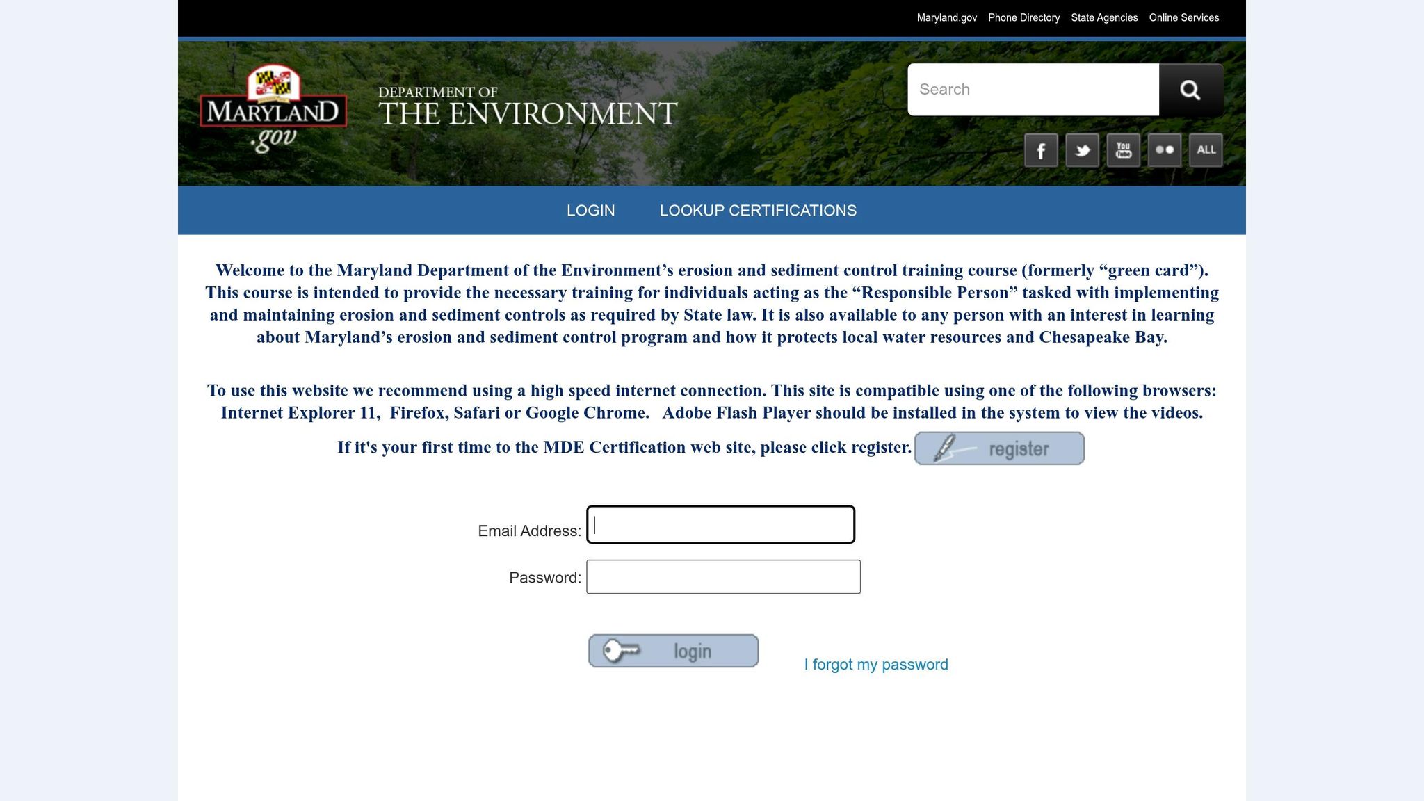 MDE Responsible Personnel Certification