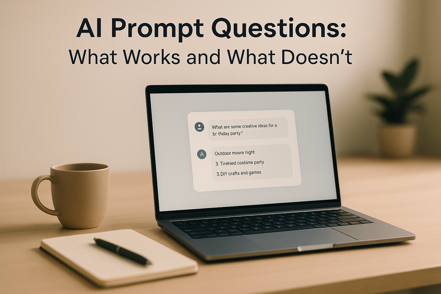 AI Prompt Questions: What Works and What Doesn't