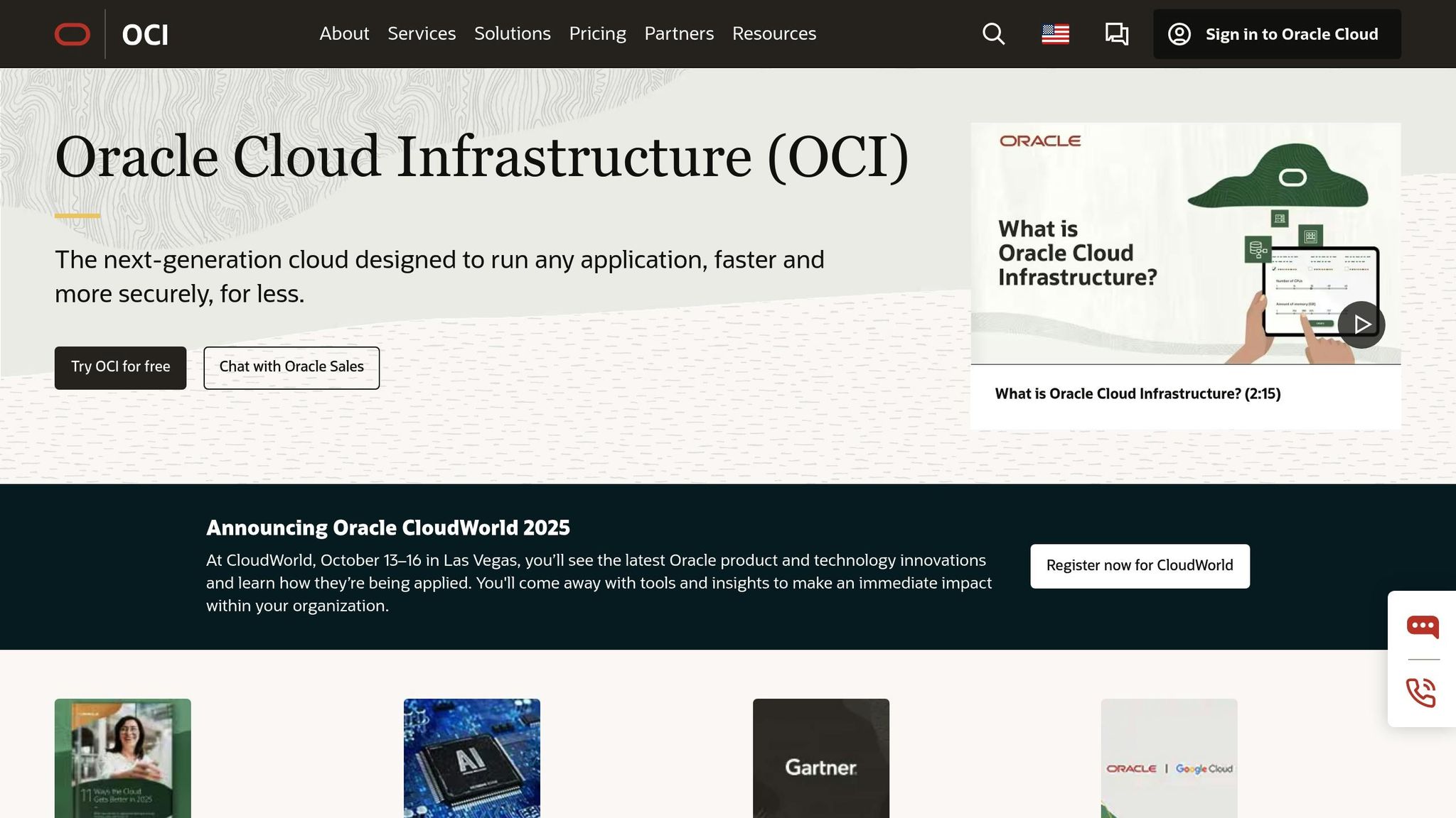 Oracle Cloud Infrastructure