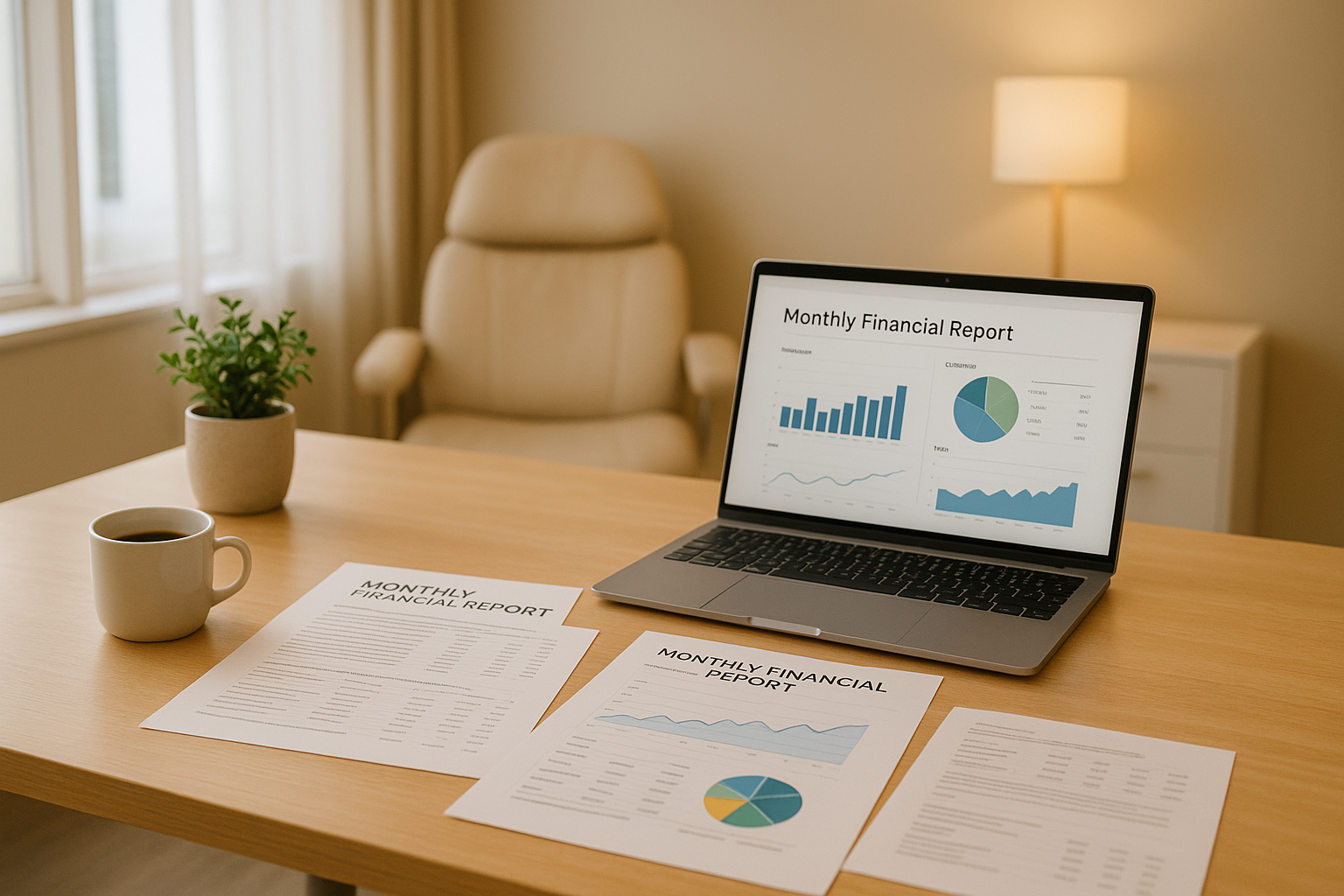 Monthly Financial Reports for Med Spas