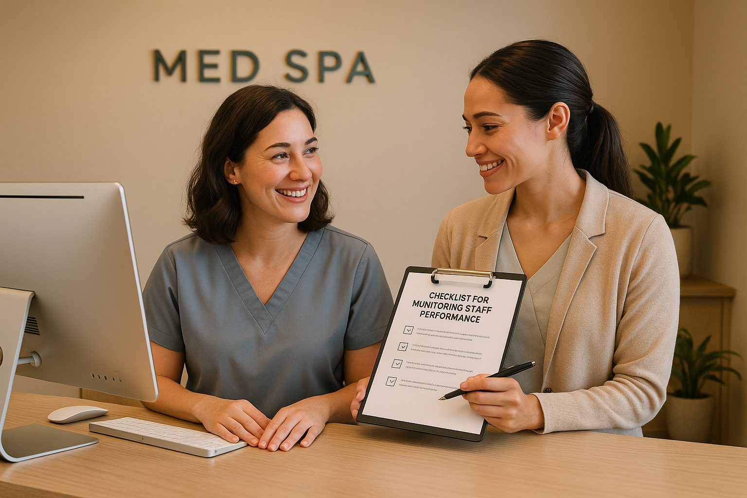Checklist for Monitoring Staff Performance in Med Spas