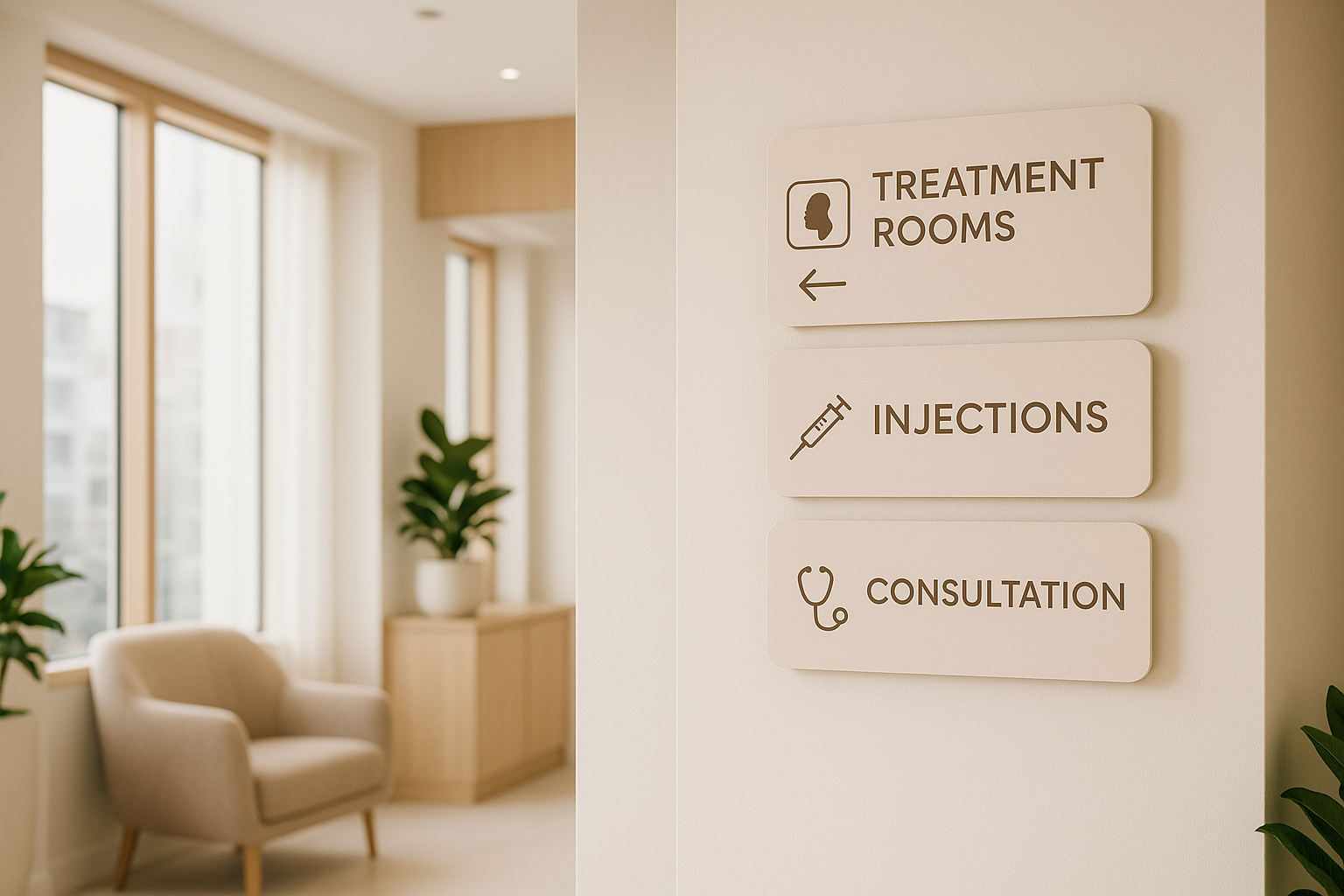How to Design Wayfinding for Aesthetic Practices