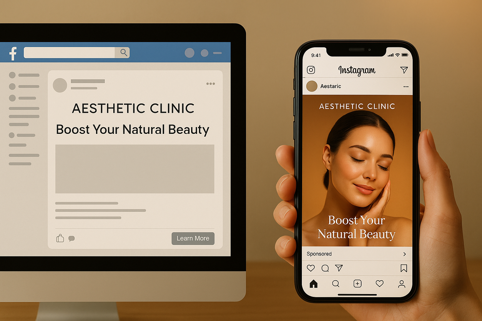 Facebook vs. Instagram Ads for Aesthetic Clinics