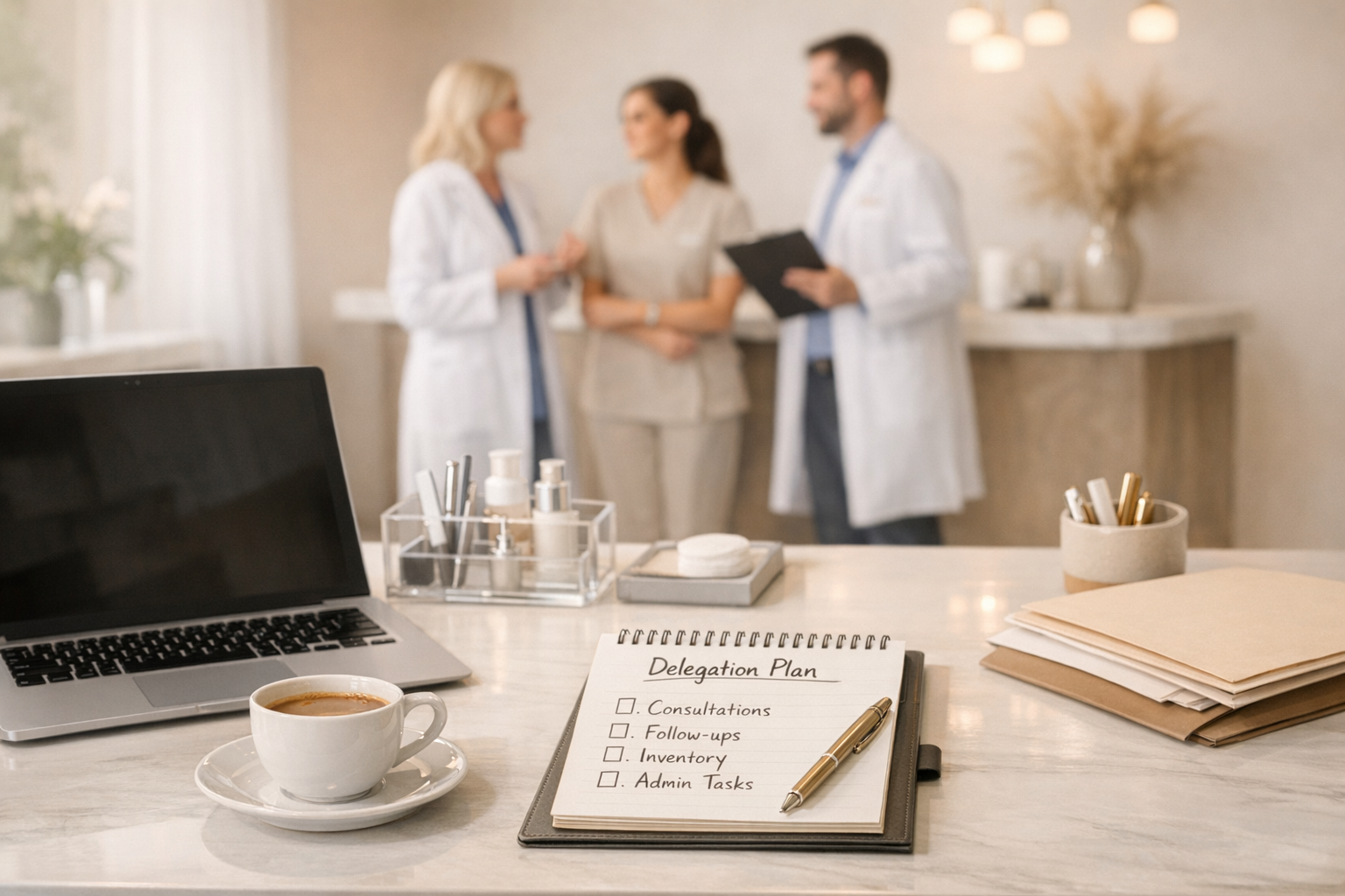 How to Delegate Tasks in Aesthetic Practices