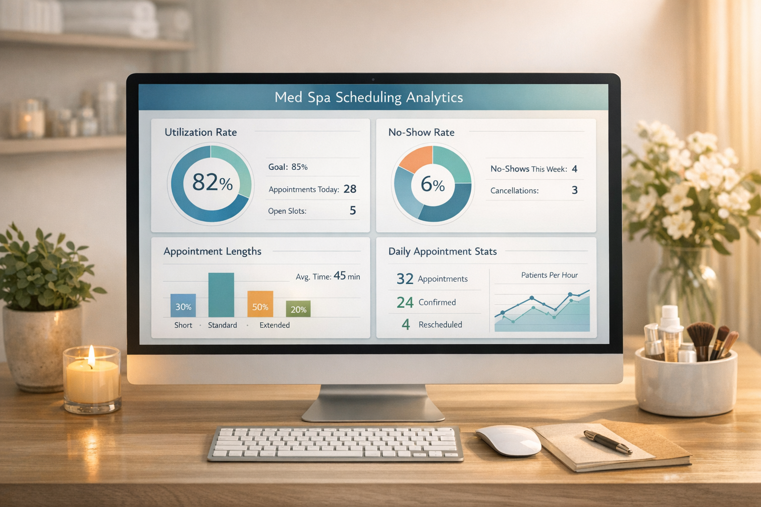 Top 5 Scheduling Metrics for Med Spas