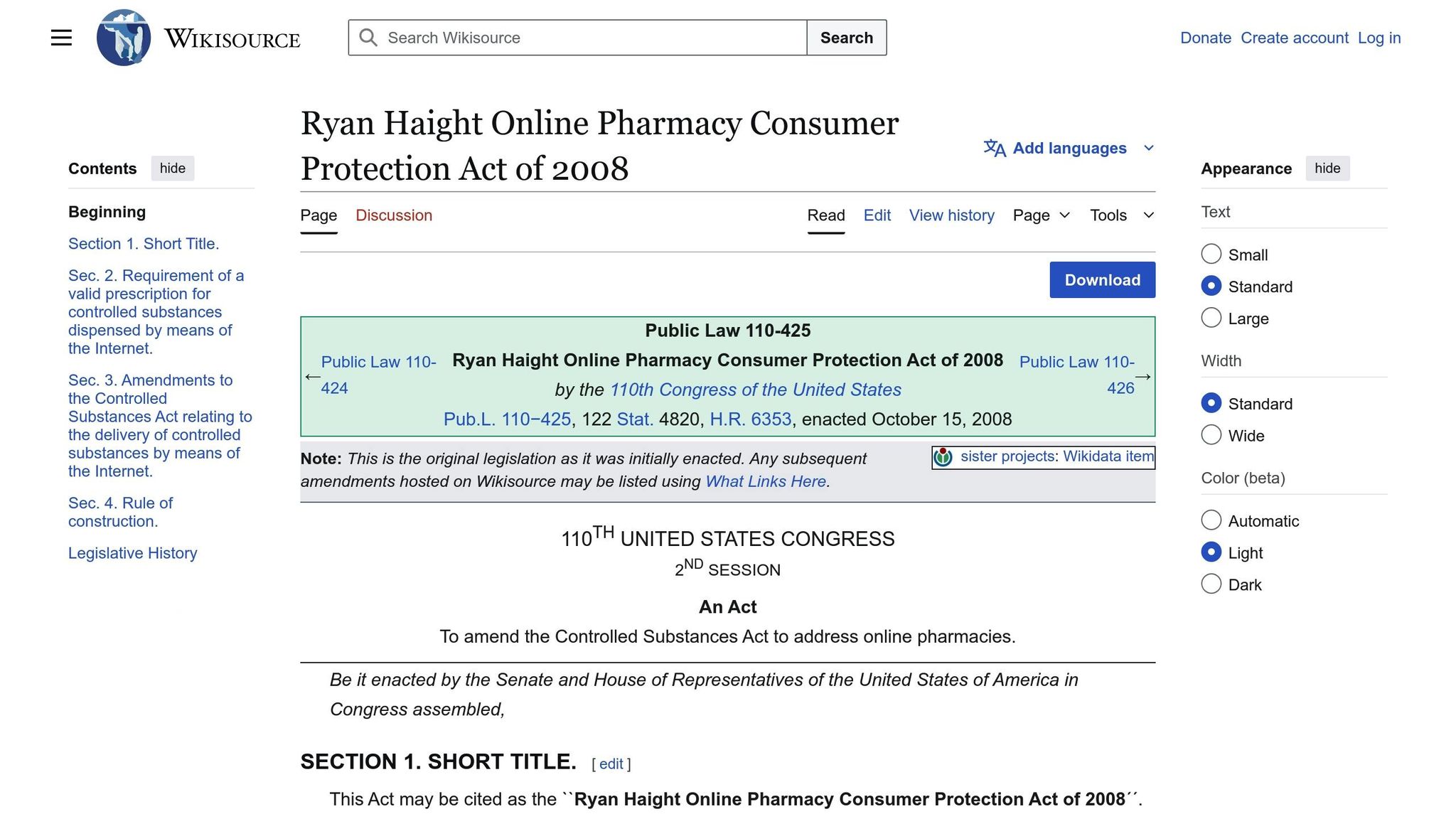 Ryan Haight Act