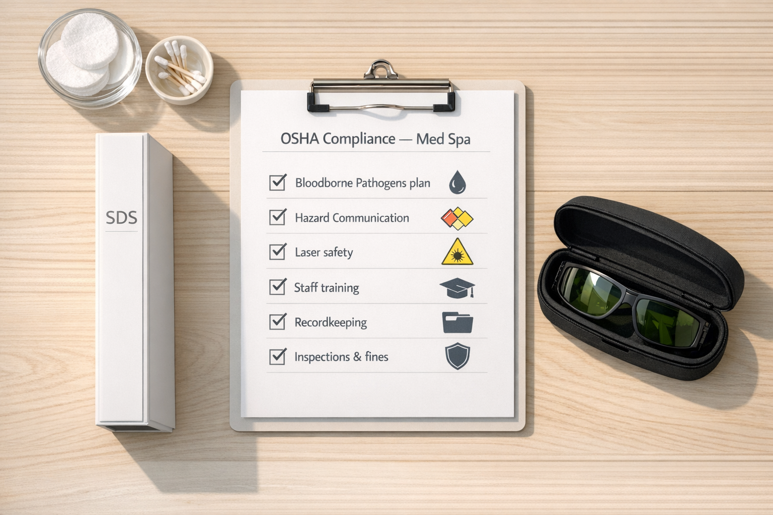 FAQs on OSHA Compliance for Med Spas